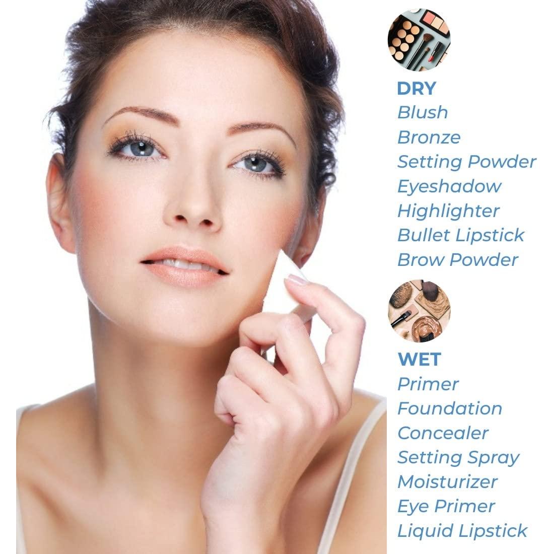 Esponjas de Belleza ForPro Sin Látex 100 Unidades para Maquillaje