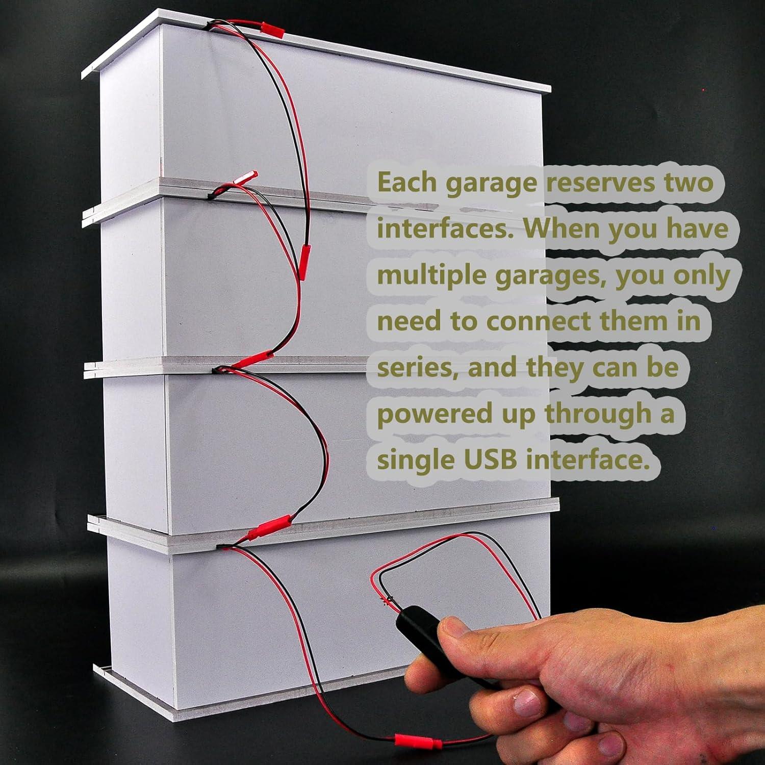 Estuche Exhibición Bivitre 1:64 con Luz LED y Acrílico