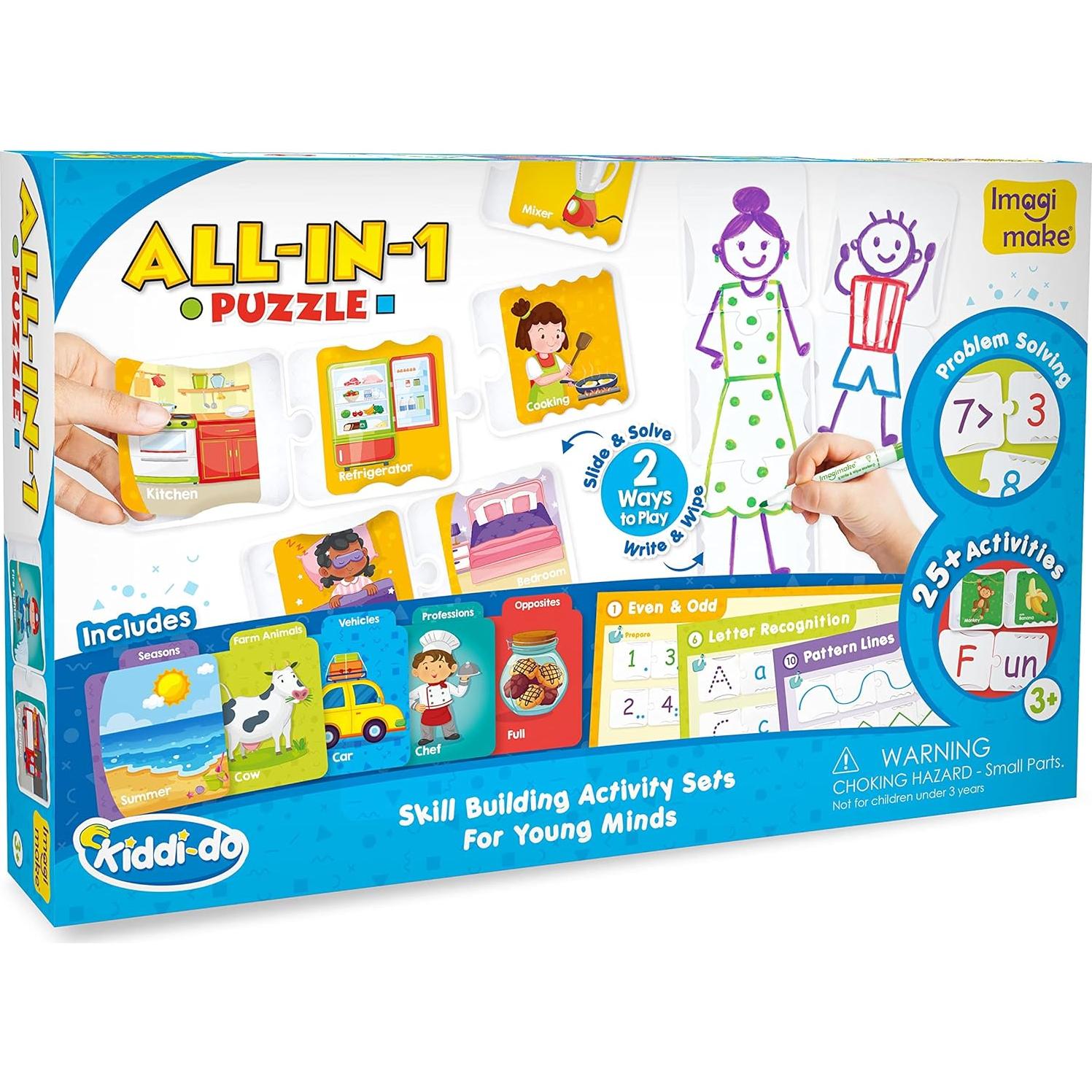 Rompecabezas Imagimake Kiddi-do 25+ Actividades Educativas