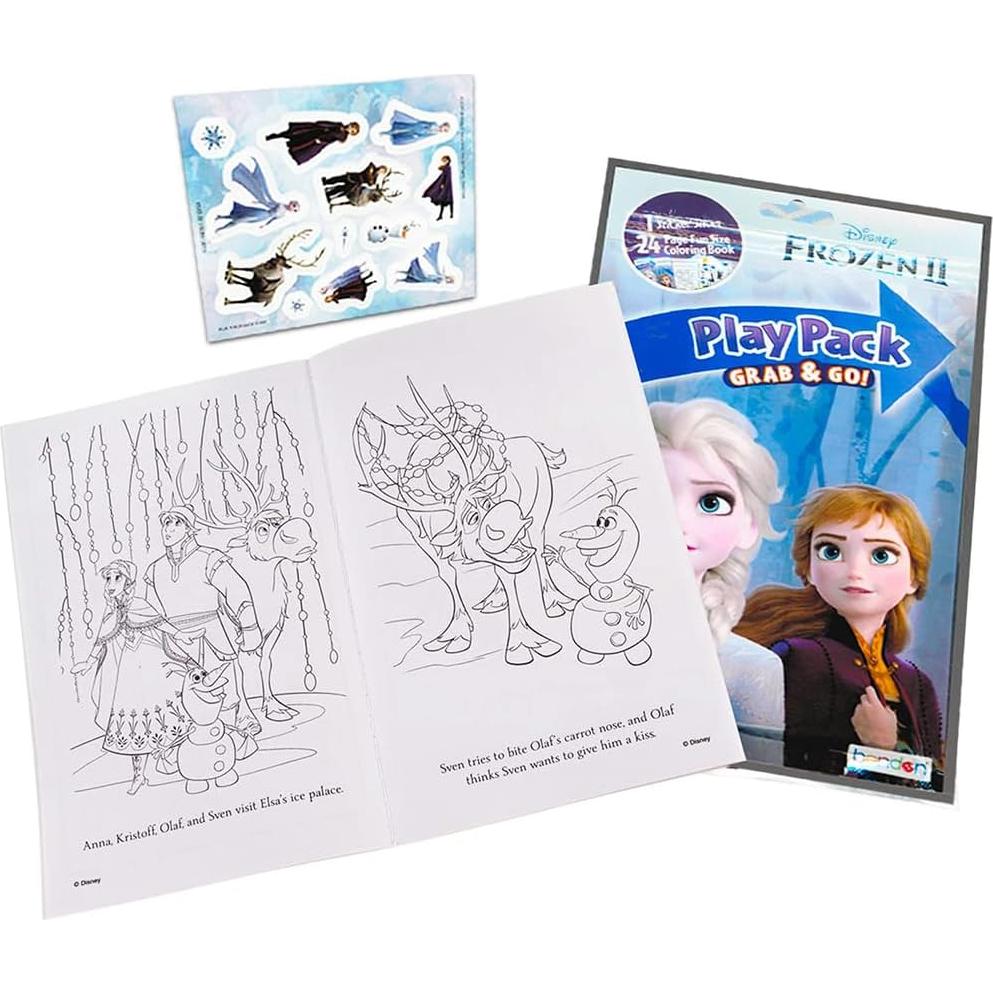 Conjunto de Libros para Colorear Disney Frozen 2 con Stickers
