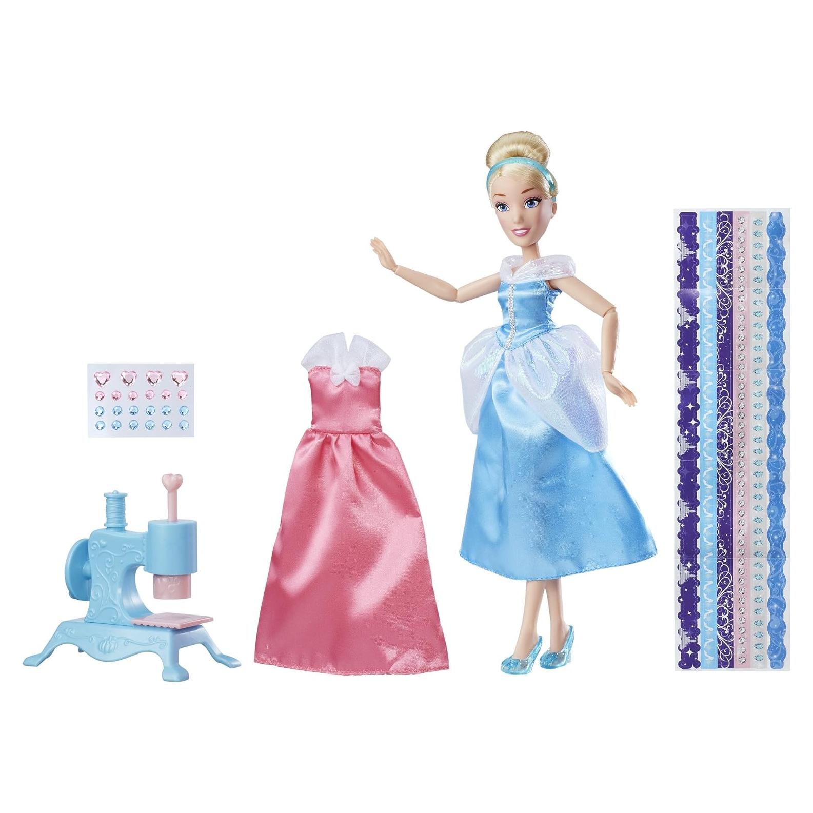 Muñeca Cenicienta Disney Princess con Sellos y Gemas