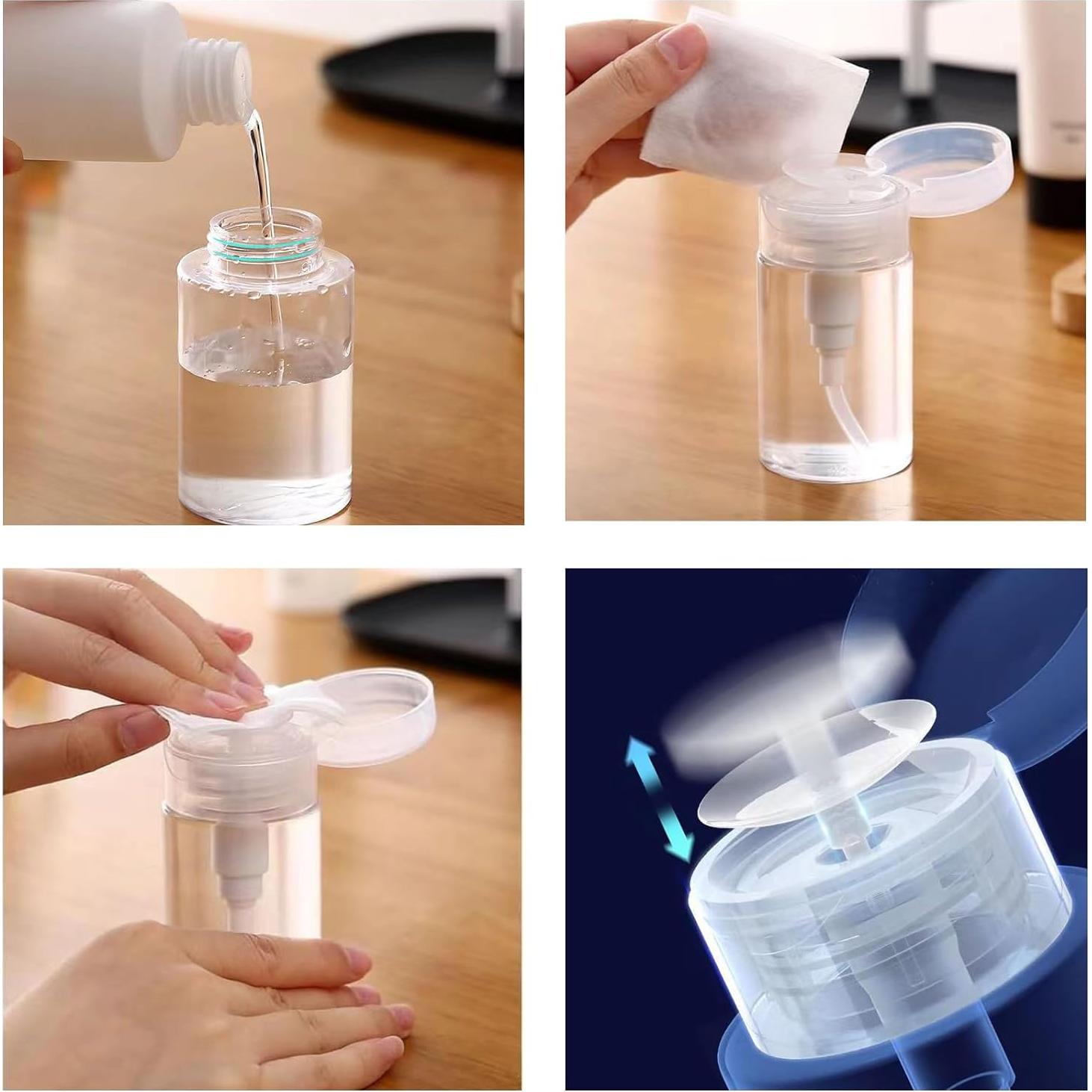 Kit Removedor de Esmalte en Gel 7 Piezas con Clips y Dispensador