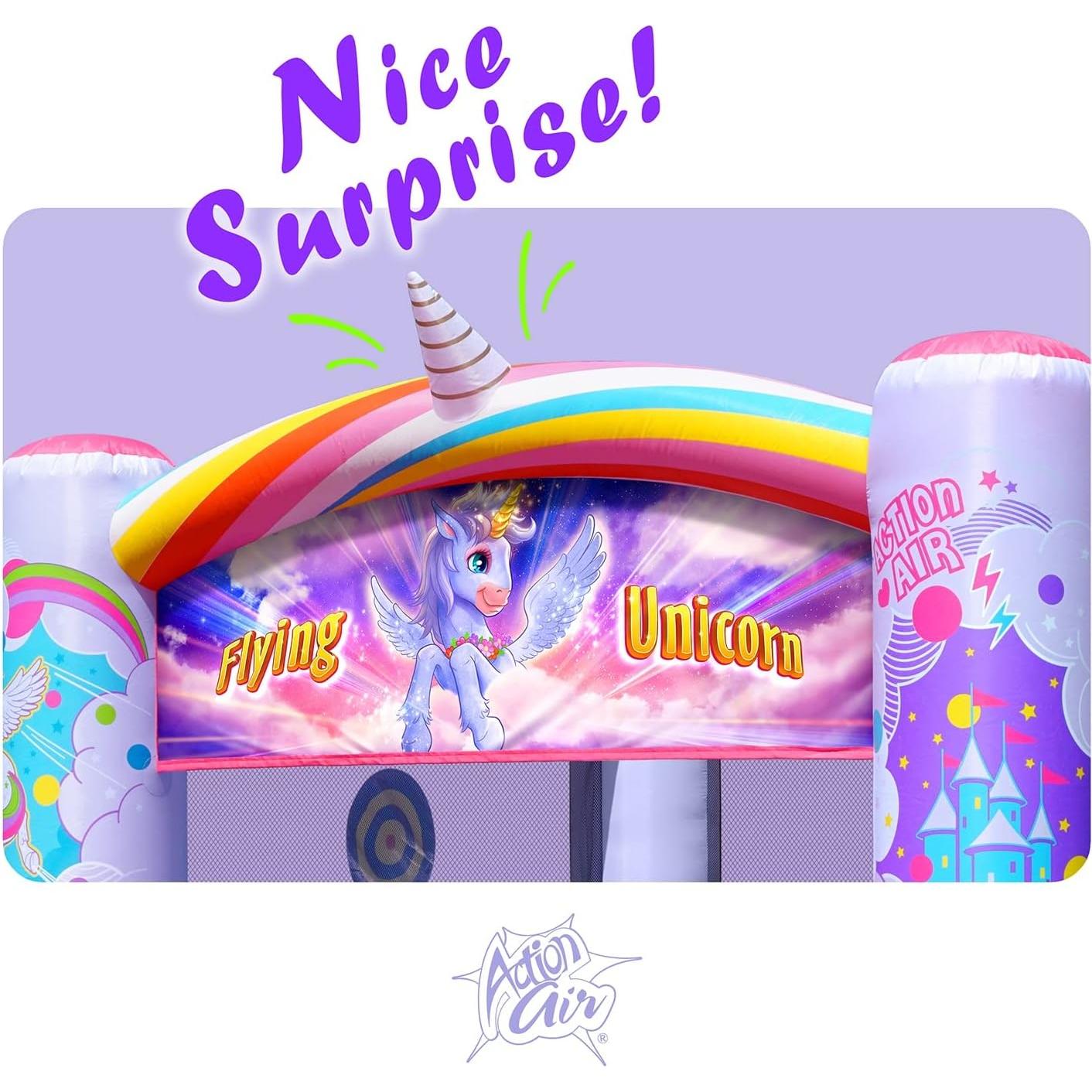 Casa Inflable Princesa Action Air 3.1x2.4m con Ventilador