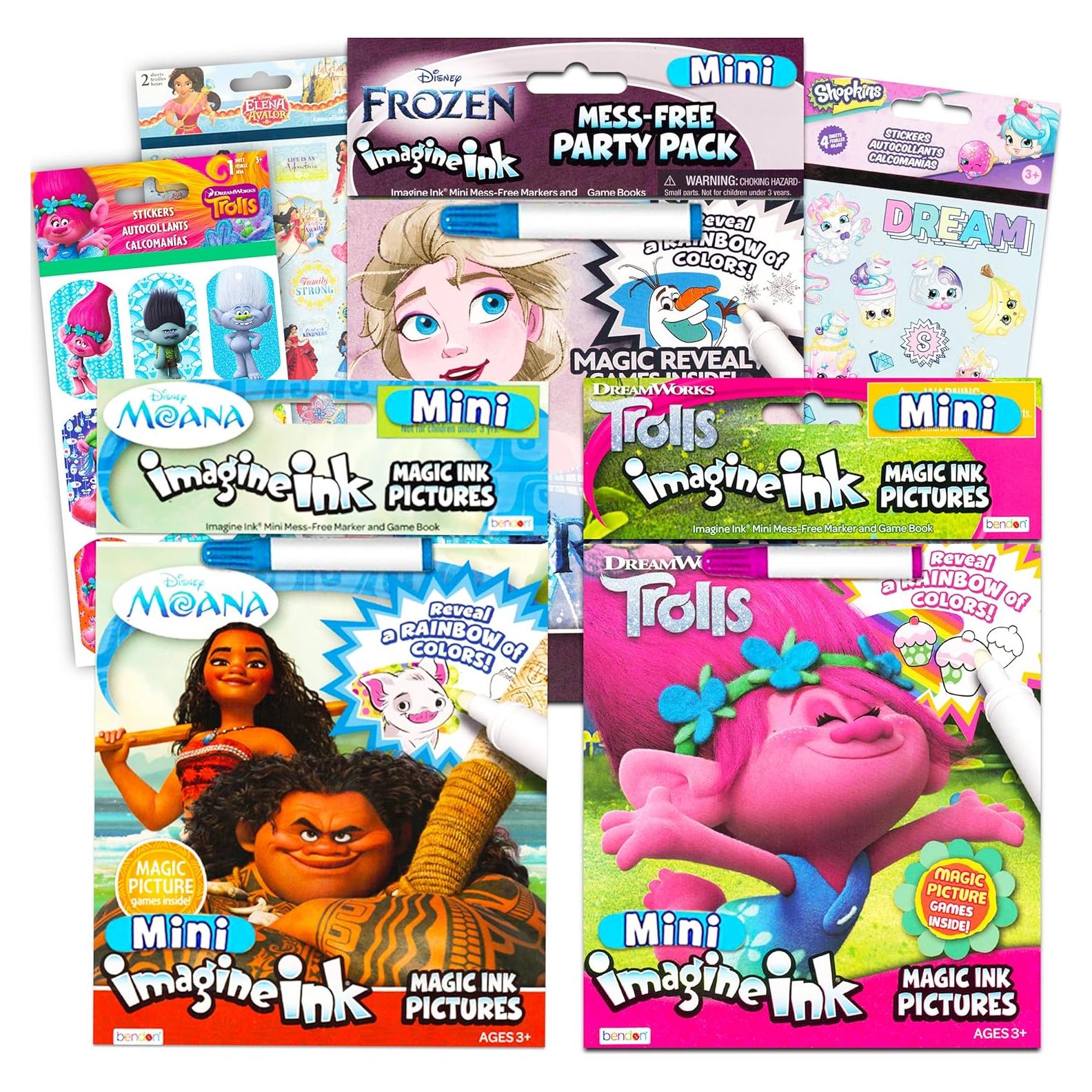 Set de Libros para Colorear Imagine Ink Disney - 3 Piezas