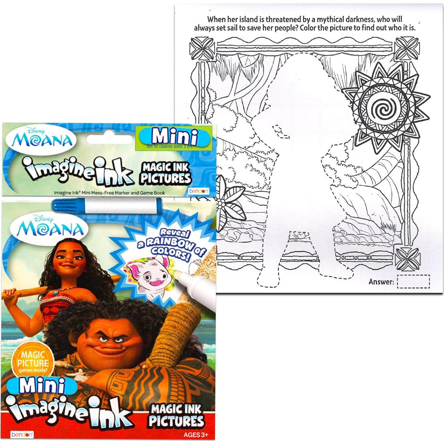 Set de Libros para Colorear Imagine Ink Disney - 3 Piezas