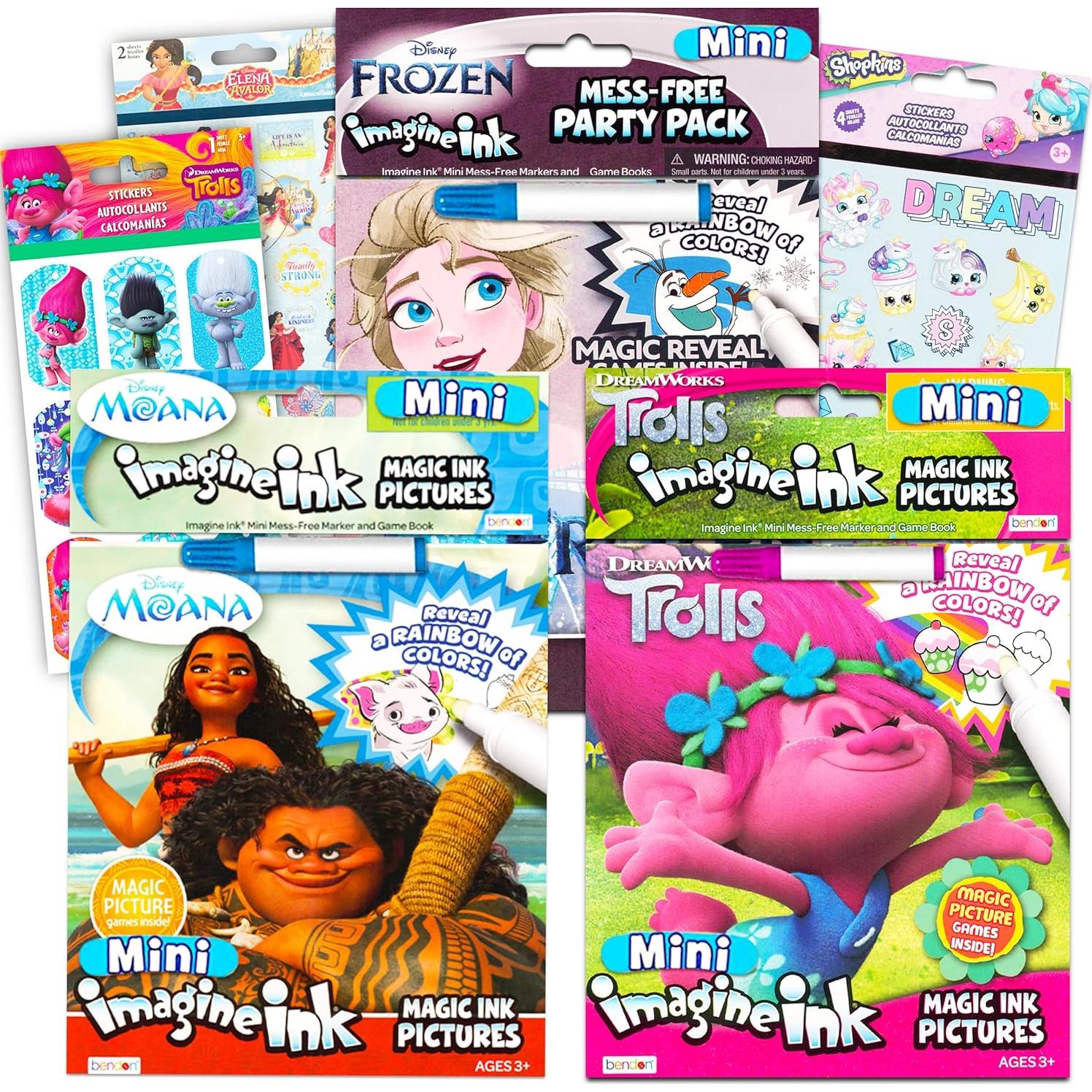Set de Libros para Colorear Imagine Ink Disney - 3 Piezas
