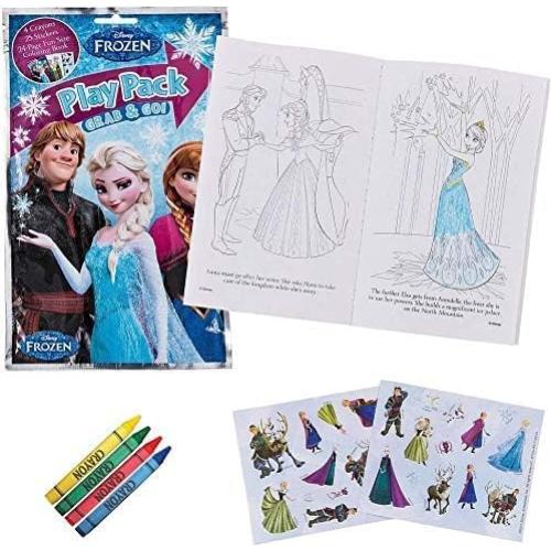 Conjunto de Libros para Colorear Disney Frozen - 2 Libros y Juego