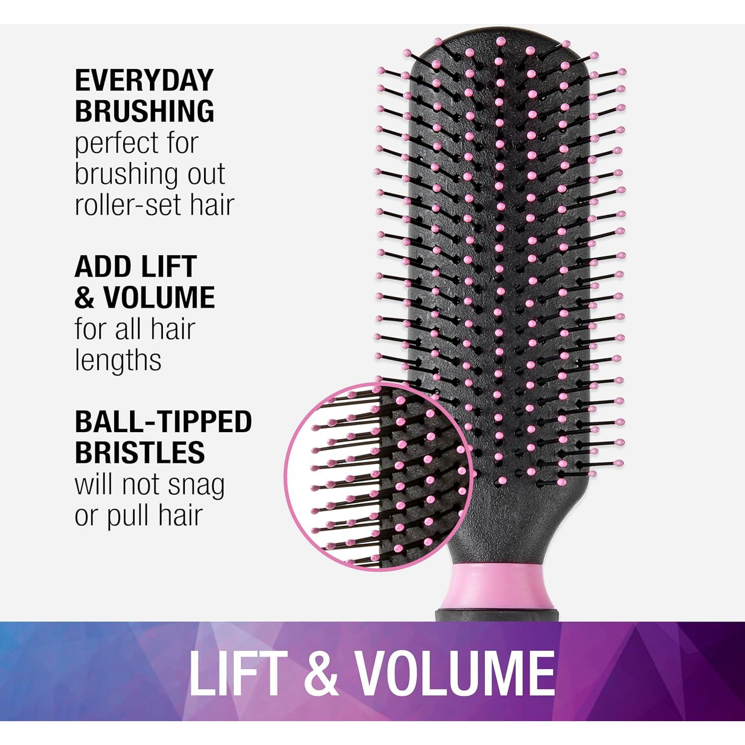 Cepillo Desenredante Conair Salon Results - Rosa/Negro - 1 Cuenta