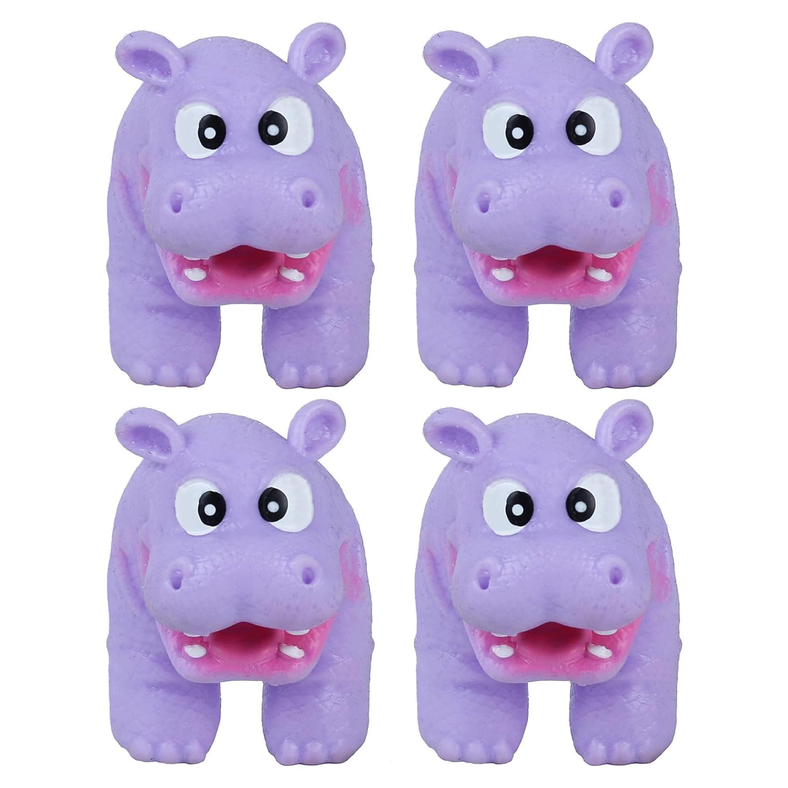 Conjunto de 4 títeres de dedo animales de la jungla SandT