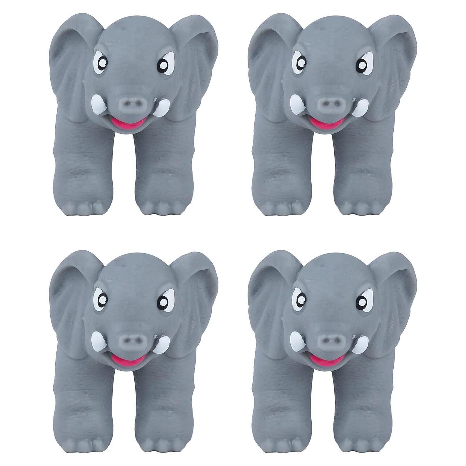 Juego de Títeres de Dedo Animales Selva SandT Set 4 Elefantes