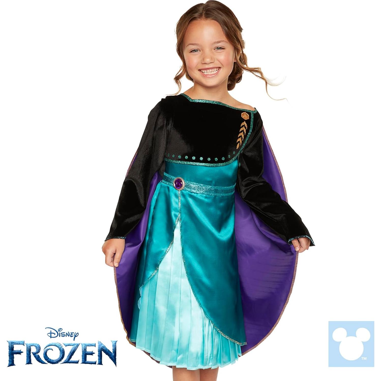 Disfraz vestido epílogo Anna Disney Frozen 2 niñas 4-6X