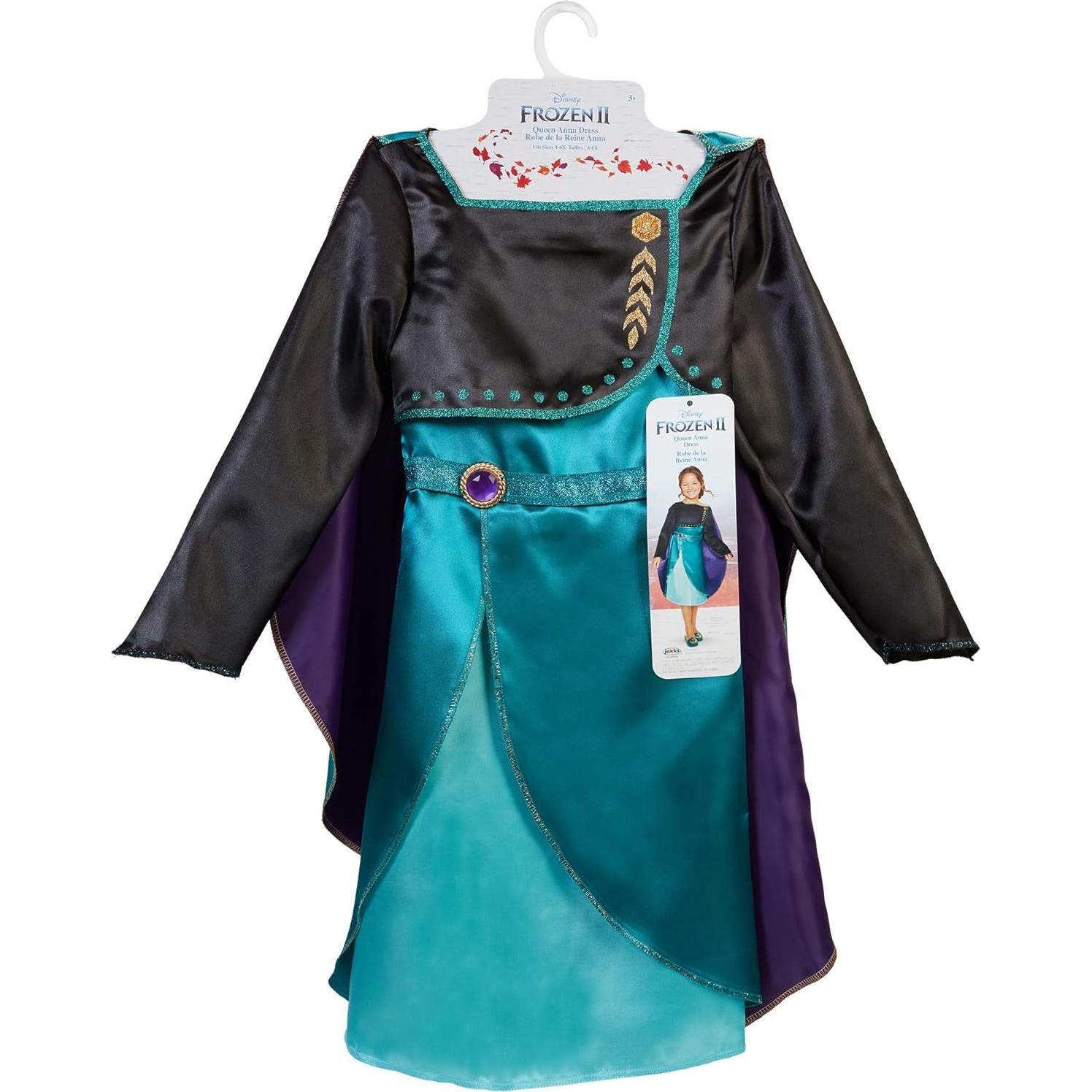 Disfraz vestido epílogo Anna Disney Frozen 2 niñas 4-6X