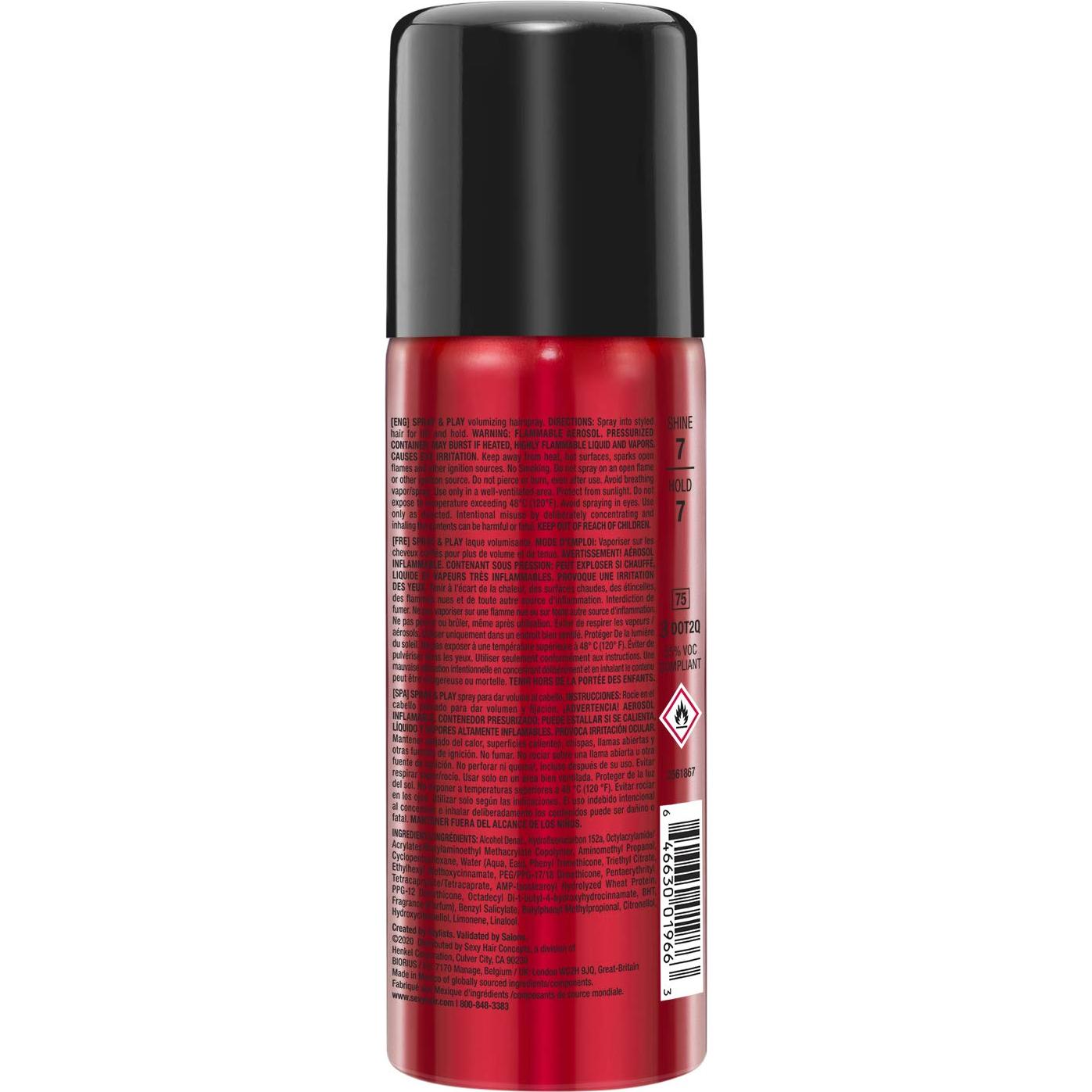 Laca Voluminizadora SexyHair Big Spray & Play 44.36 ml