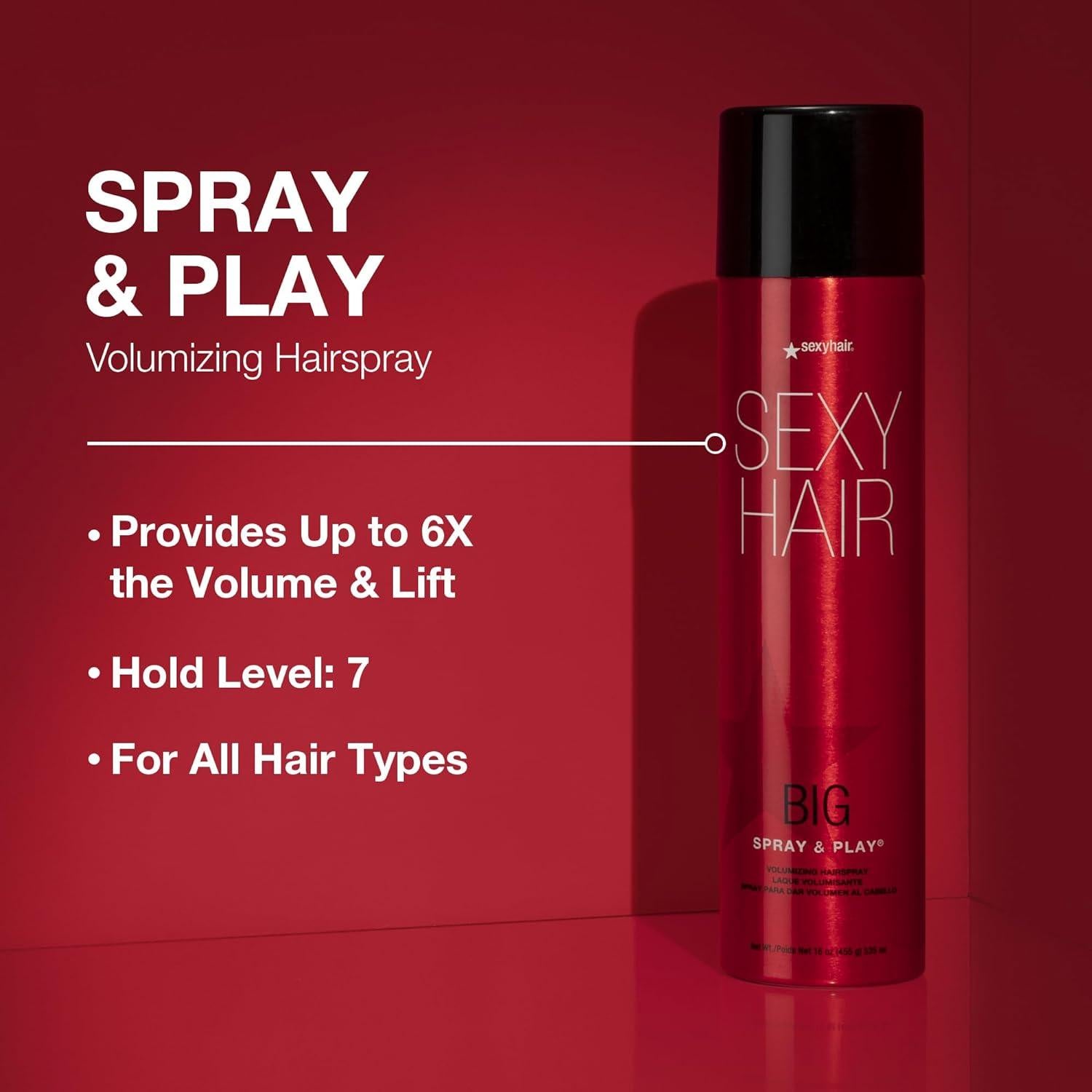 Laca Voluminizadora SexyHair Big Spray & Play 44.36 ml
