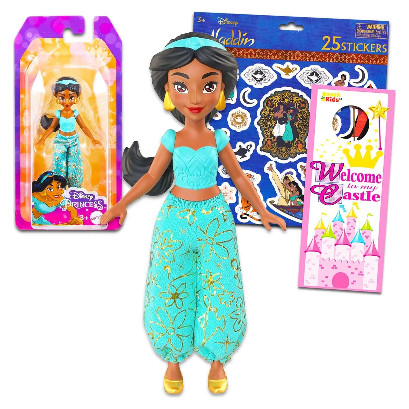 Conjunto de Muñecas Princesa Jasmine Disney Aladino 3 Piezas