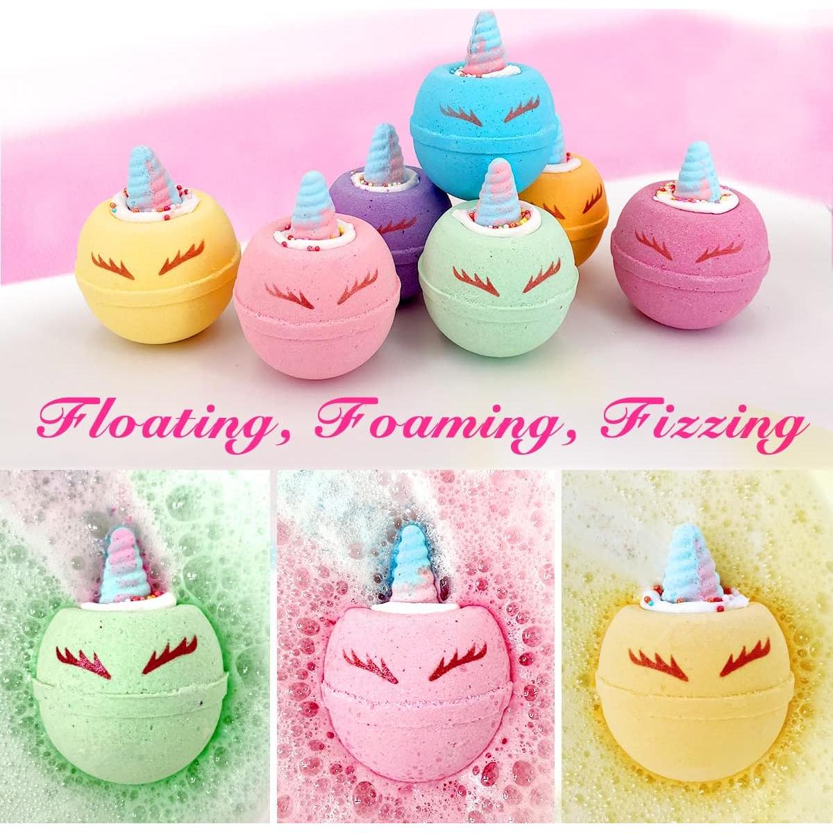 Bombas de baño unicornio Claro y Fresco 9 piezas 178 g