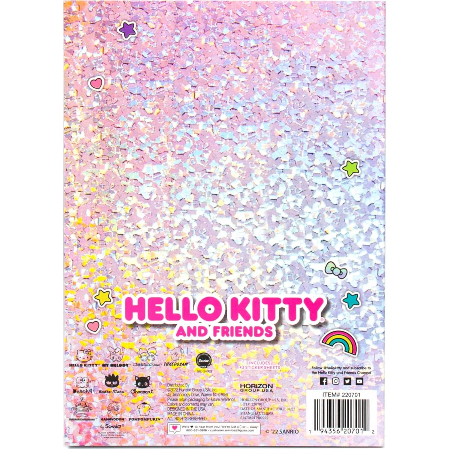 Libro de Stickers Hello Kitty 1500+ Kawaii 43 Hojas
