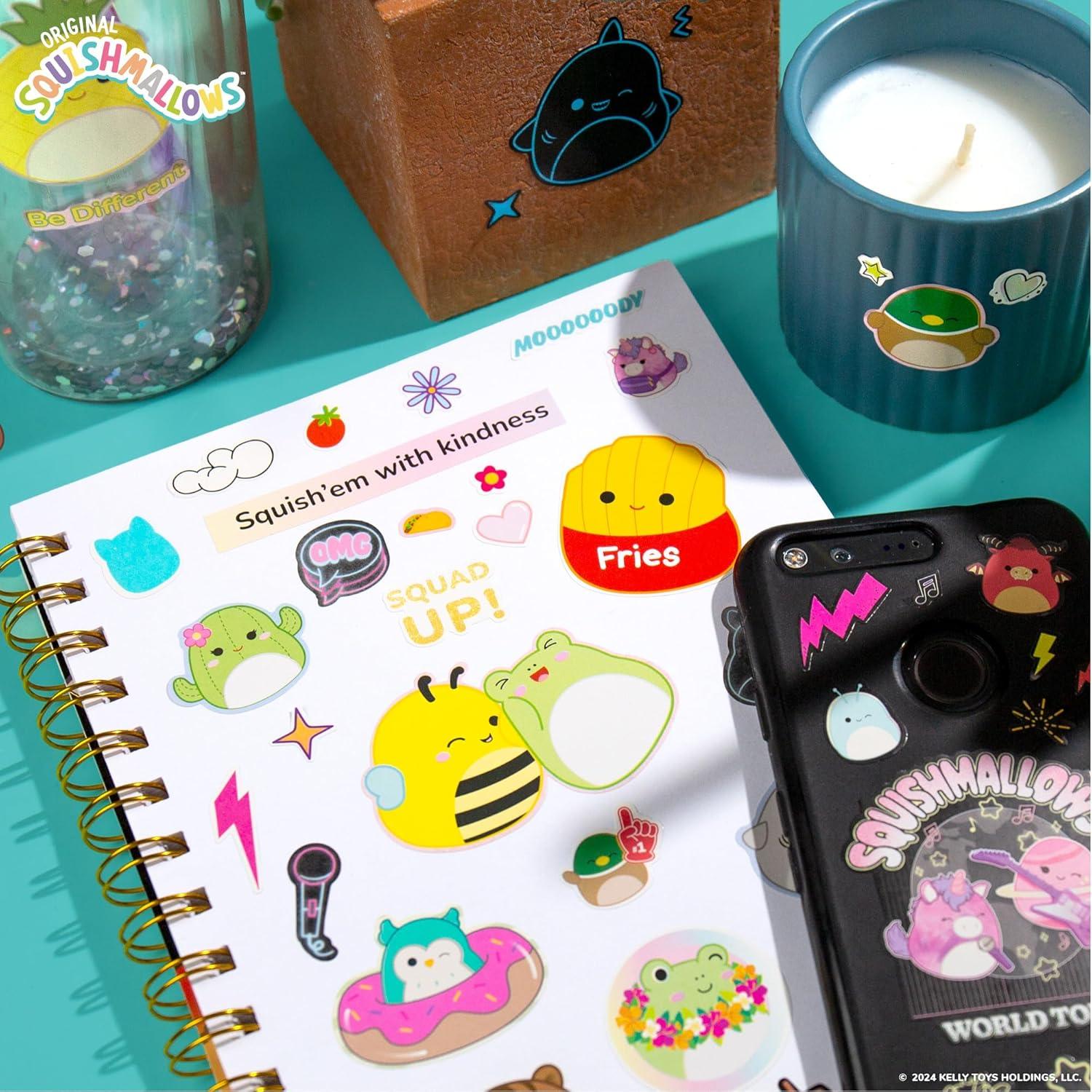 Libro de Stickers Squishmallows 2000+ Horizon 43 Hojas Kawaii