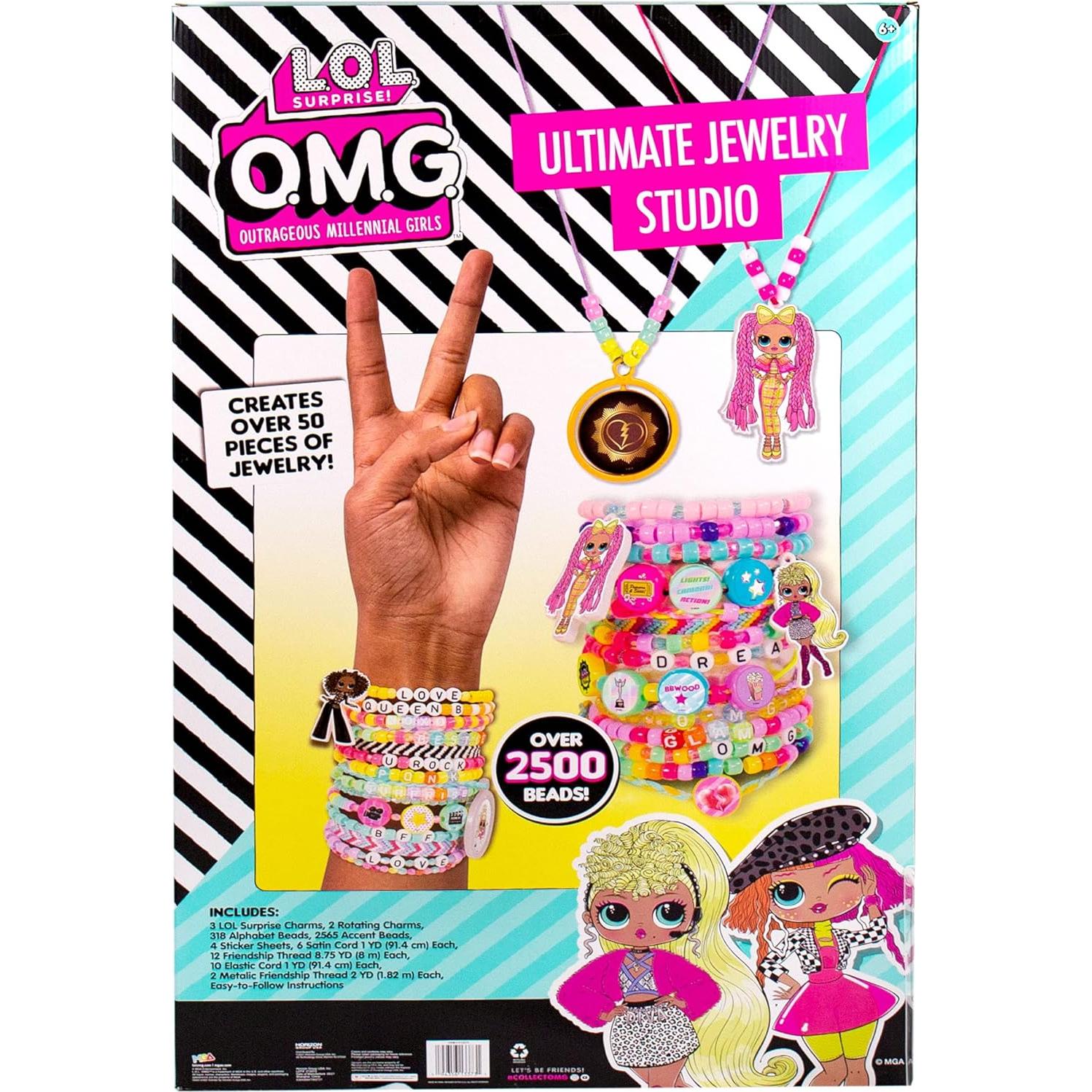 Kit de Joyería L.O.L. Surprise! O.M.G. 2500 Cuentas DIY