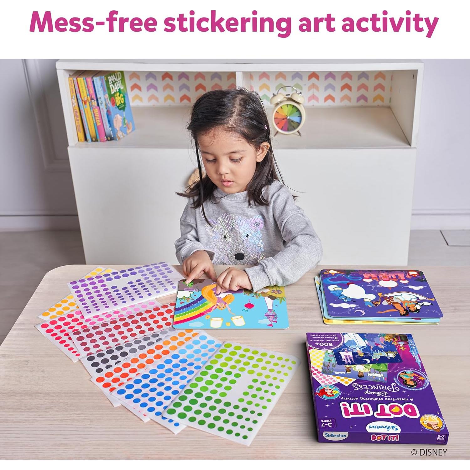 Skillmatics Puedo Escribir Mickey Mouse y Puntea Princesas Disney - Juguetes Educativos para Niños 3 a 7 Años