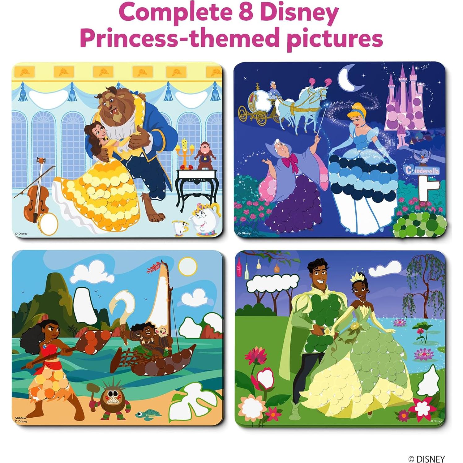 Skillmatics Puedo Escribir Mickey Mouse y Puntea Princesas Disney - Juguetes Educativos para Niños 3 a 7 Años