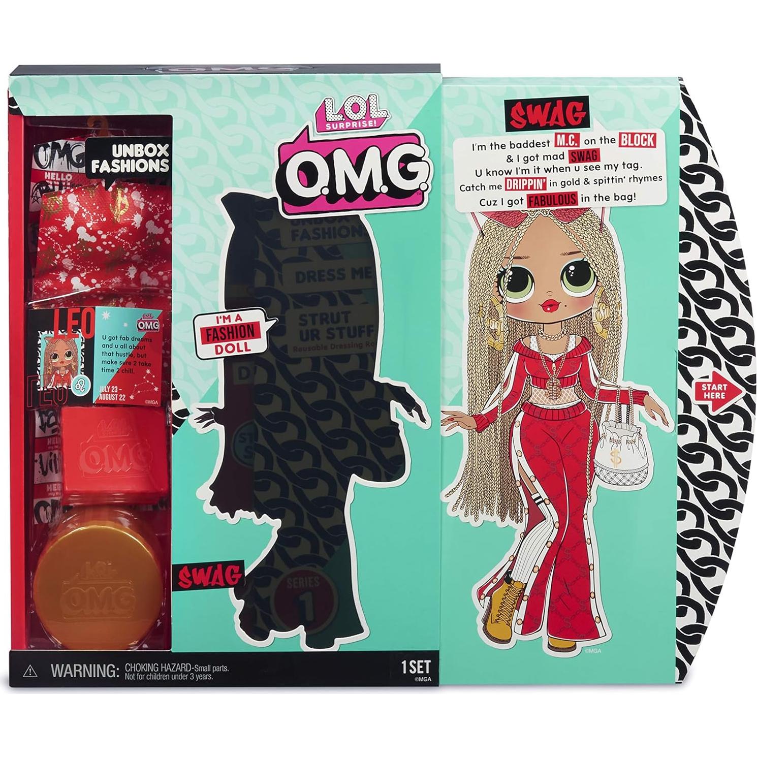 L.O.L. Surprise! O.M.G. Muñeca de Moda Swag - 20 Sorpresas