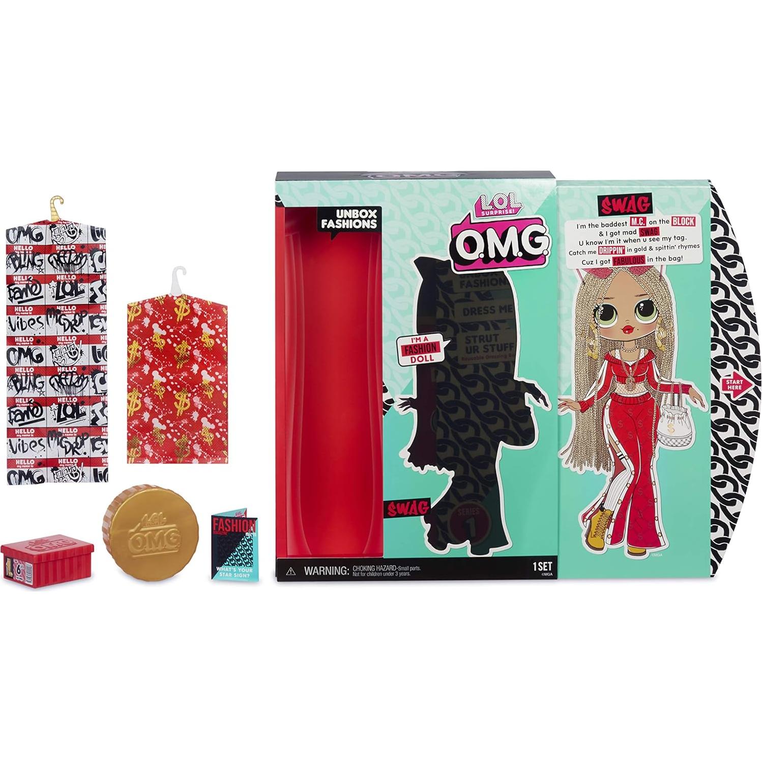 L.O.L. Surprise! O.M.G. Muñeca de Moda Swag - 20 Sorpresas