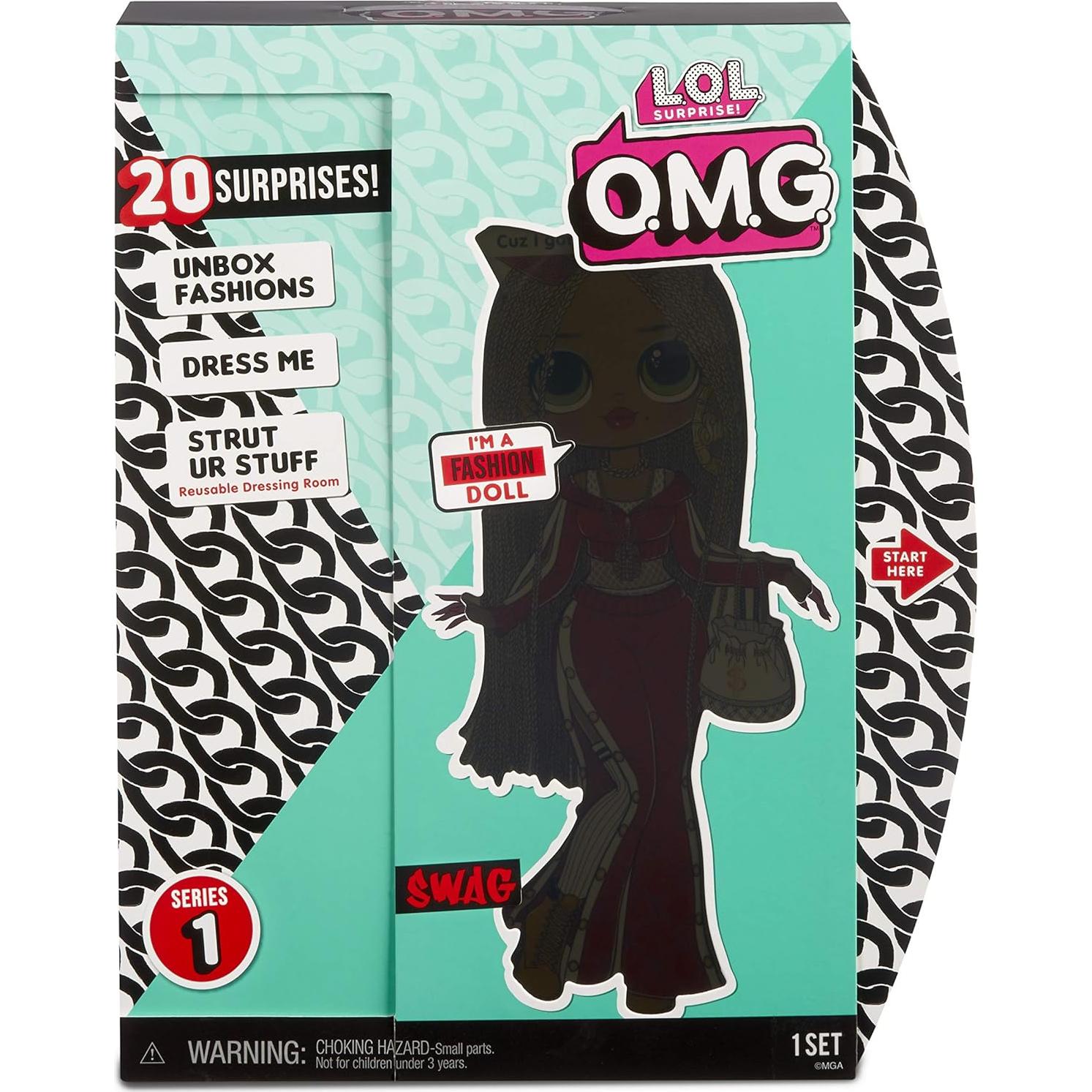 L.O.L. Surprise! O.M.G. Muñeca de Moda Swag - 20 Sorpresas