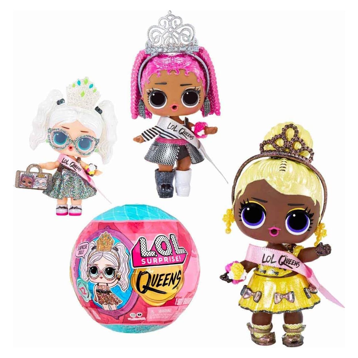 Muñecas LOL Surprise Queens con 9 sorpresas y trono