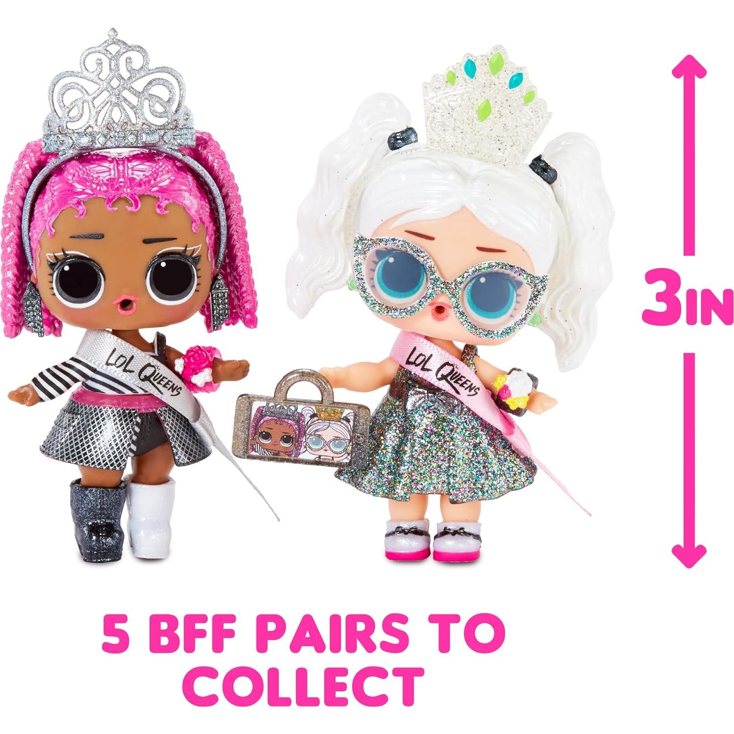 Muñecas LOL Surprise Queens con 9 sorpresas y trono