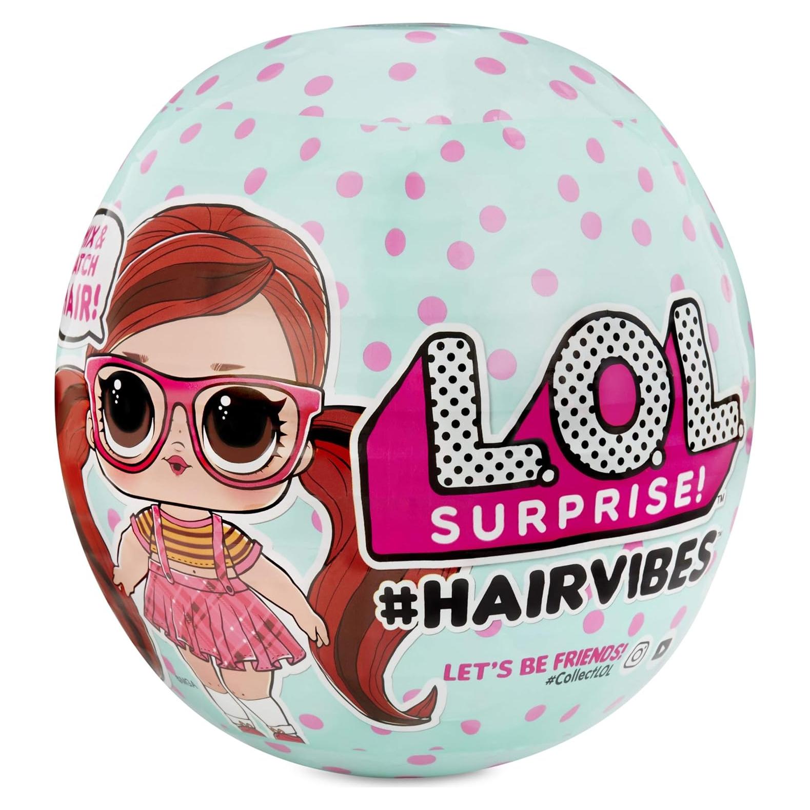 Muñeca L.O.L. Surprise! Hairvibes con 15 sorpresas y cabello intercambiable