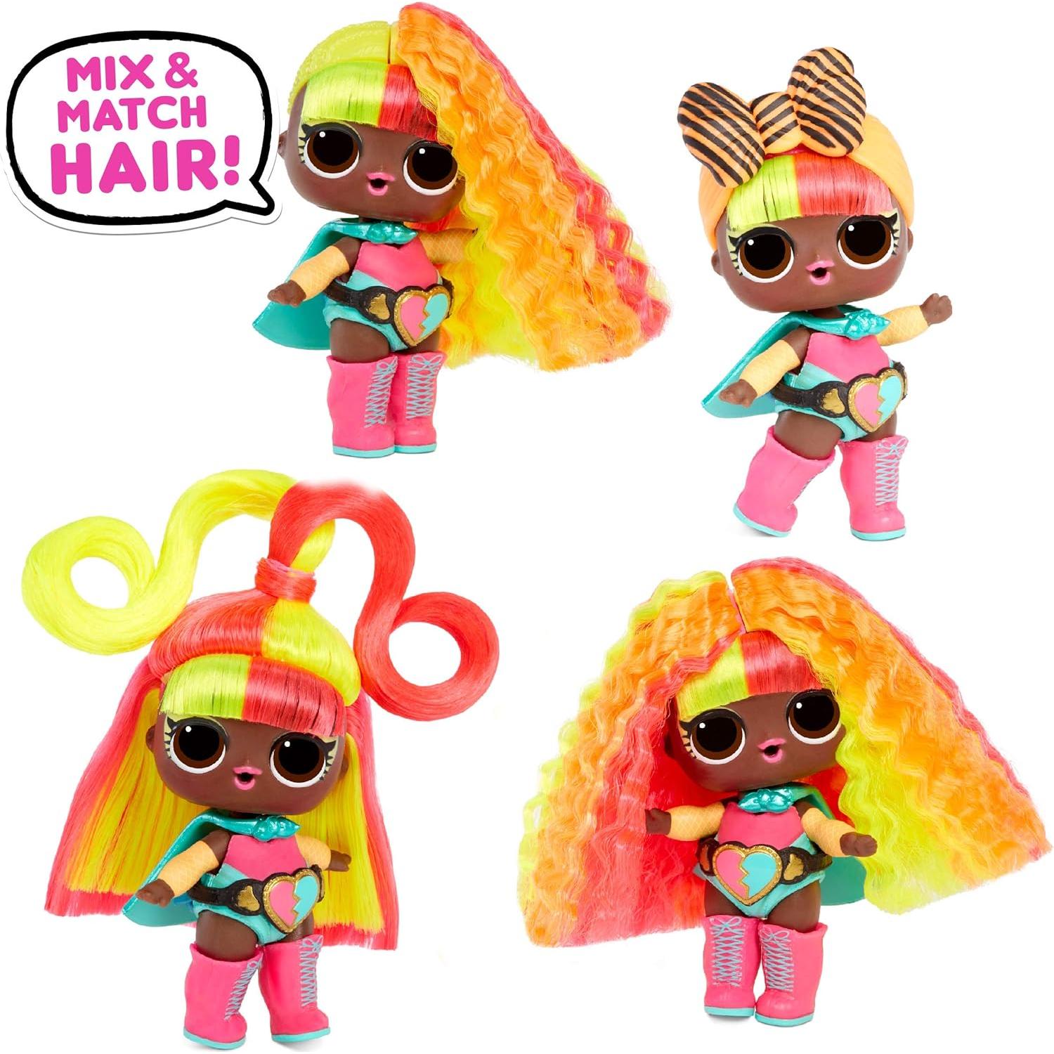 Muñeca L.O.L. Surprise! Hairvibes con 15 sorpresas y cabello intercambiable