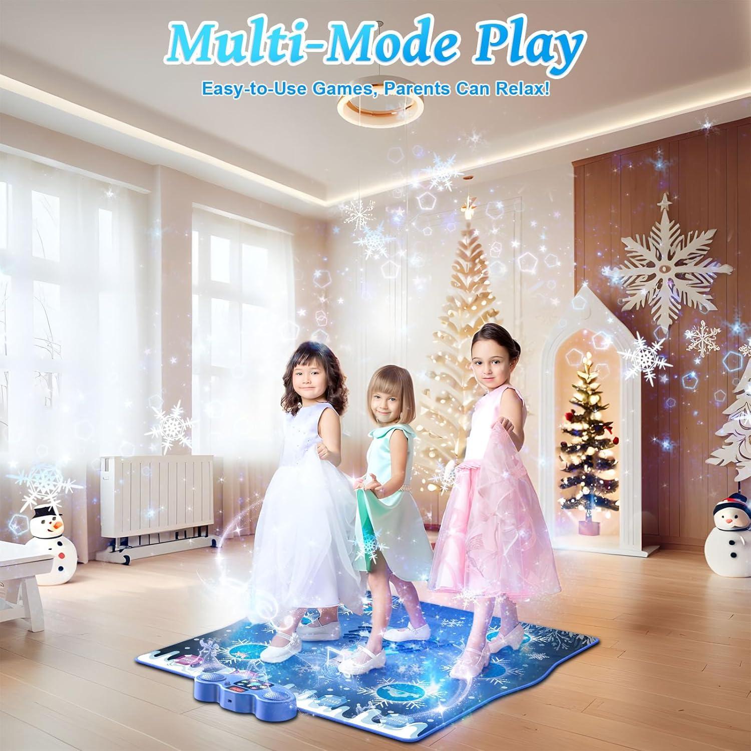 Alfombra de Baile SKYCOMET Azul 6 Botones Bluetooth 13 Canciones