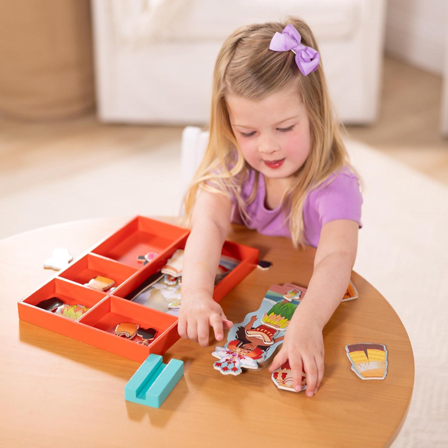 Muñeca Magnética de Madera Melissa & Doug Moana 30 Piezas