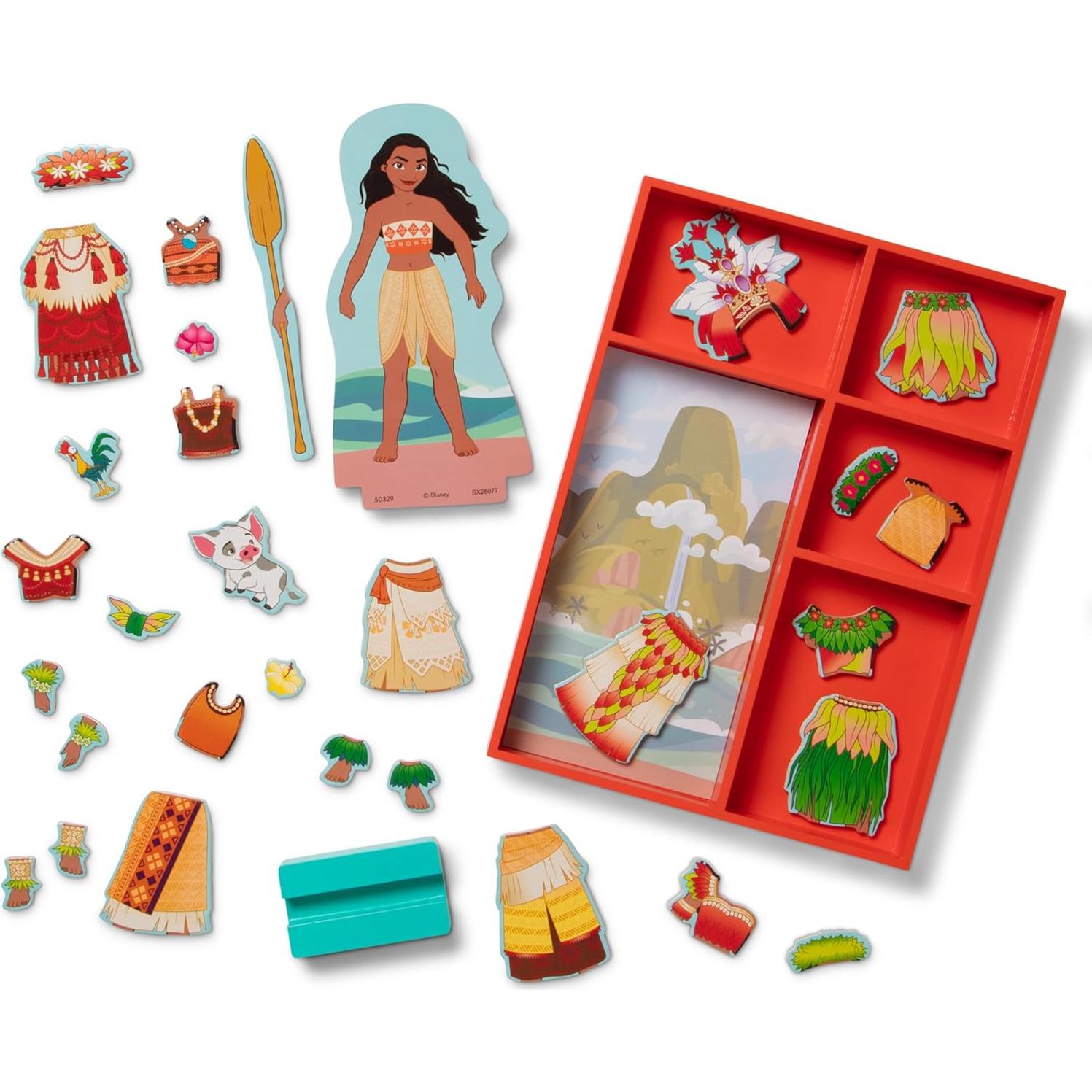 Muñeca Magnética de Madera Melissa & Doug Moana 30 Piezas