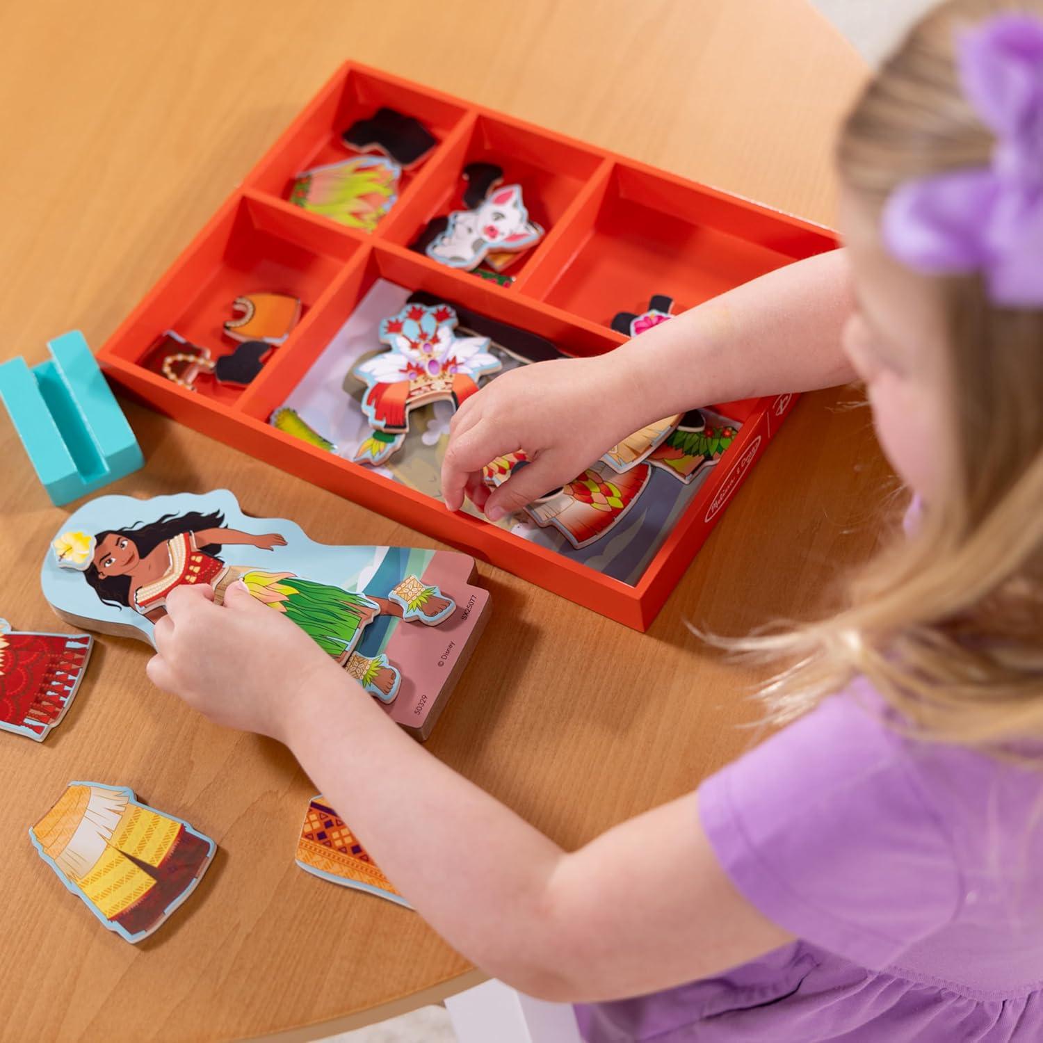 Muñeca Magnética de Madera Melissa & Doug Moana 30 Piezas