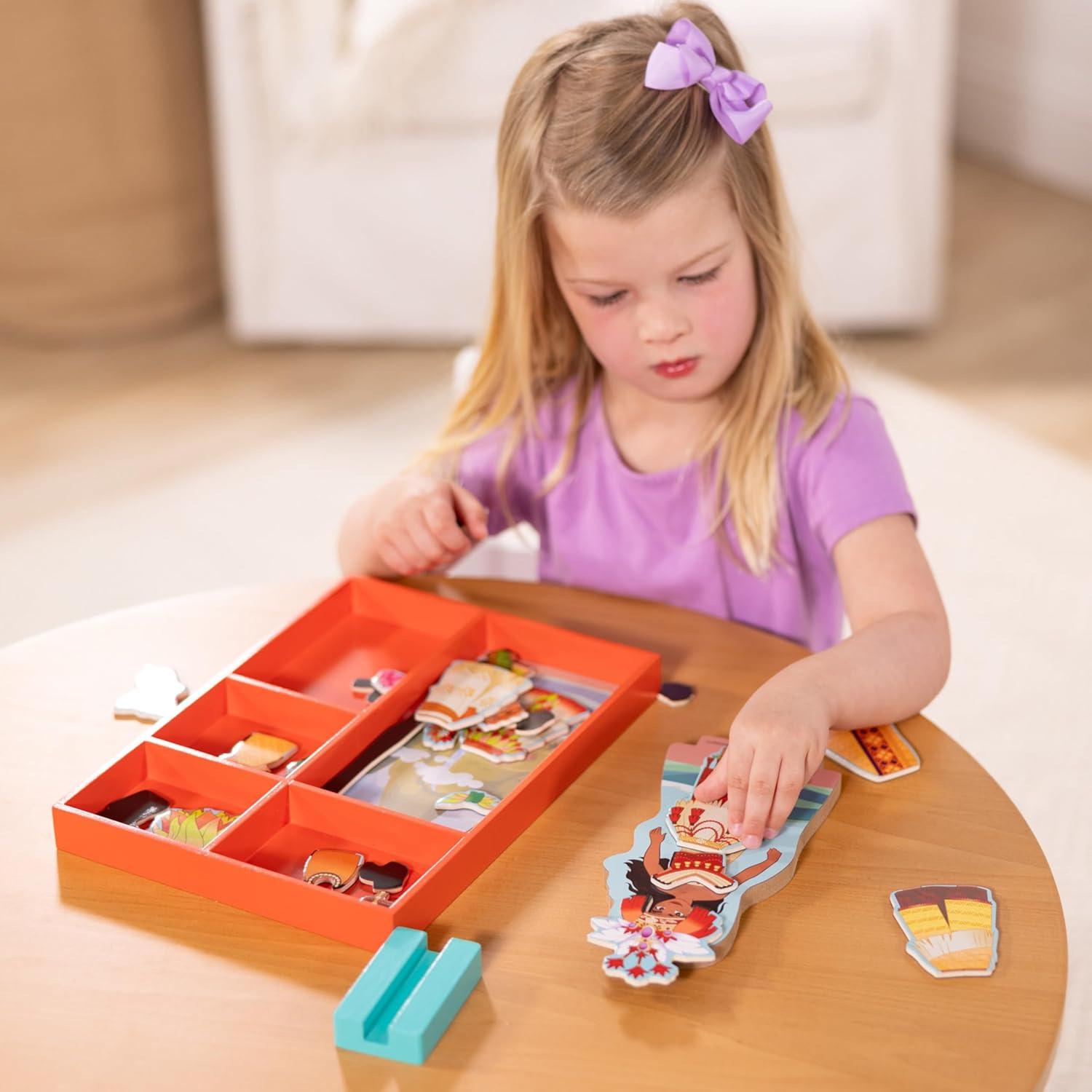 Muñeca Magnética de Madera Melissa & Doug Moana 30 Piezas