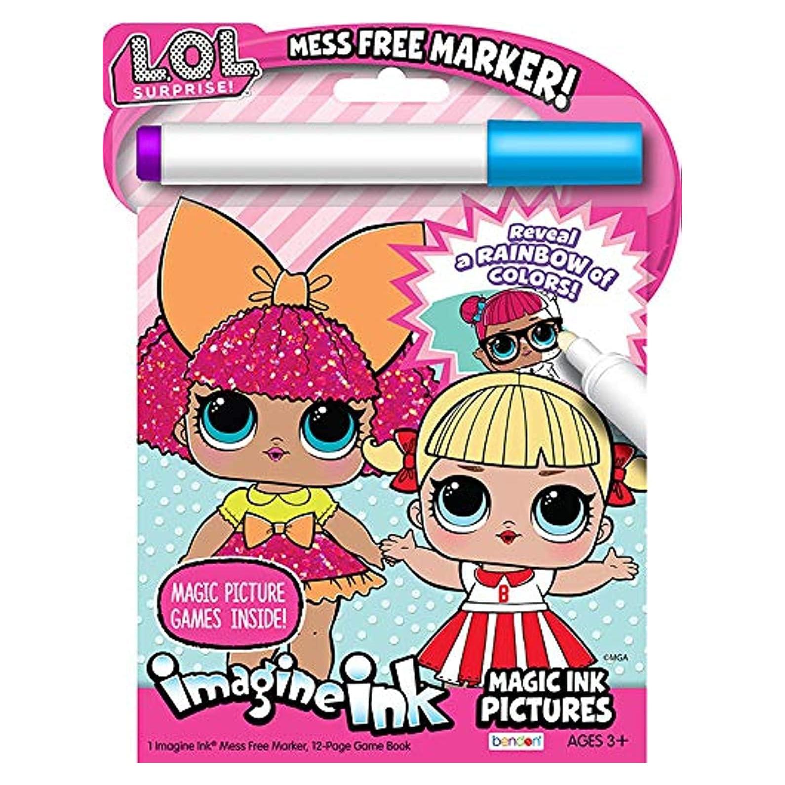 Libro de Colorear Bendon LOL Surprise Imagine Ink 10cm