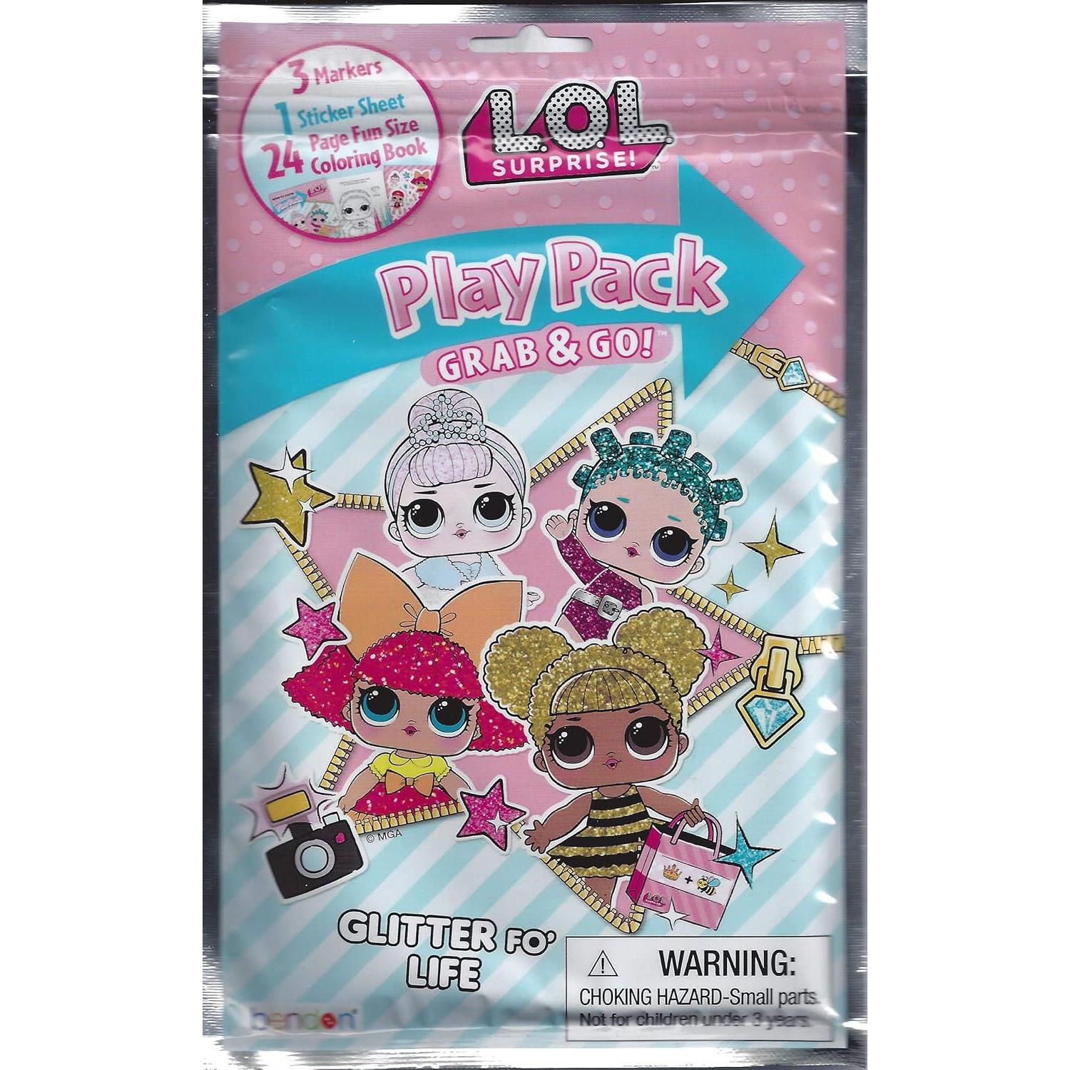 Paquete de Juego LOL Dolls Bendon 12 Paquetes con Crayones