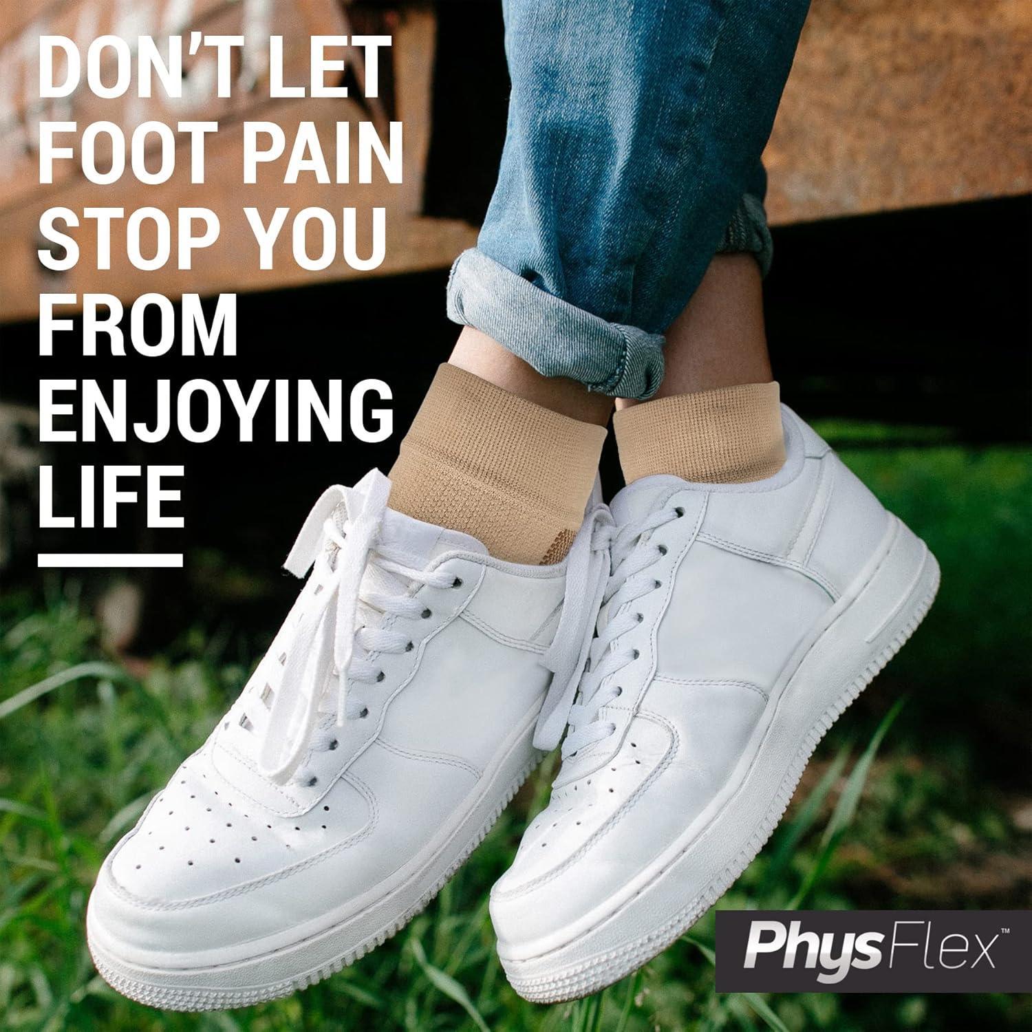 Calcetines de compresión PhysFlex para fascitis plantar - 1 par