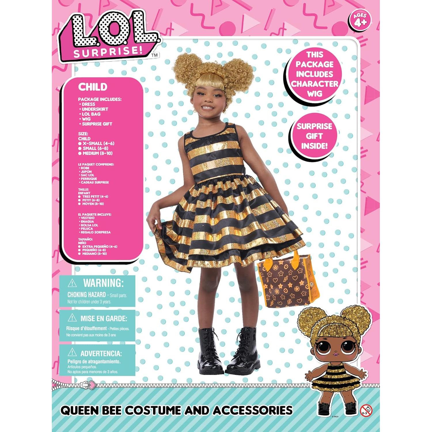 Disfraz Infantil L.O.L. Surprise! Reina Abeja X-Small