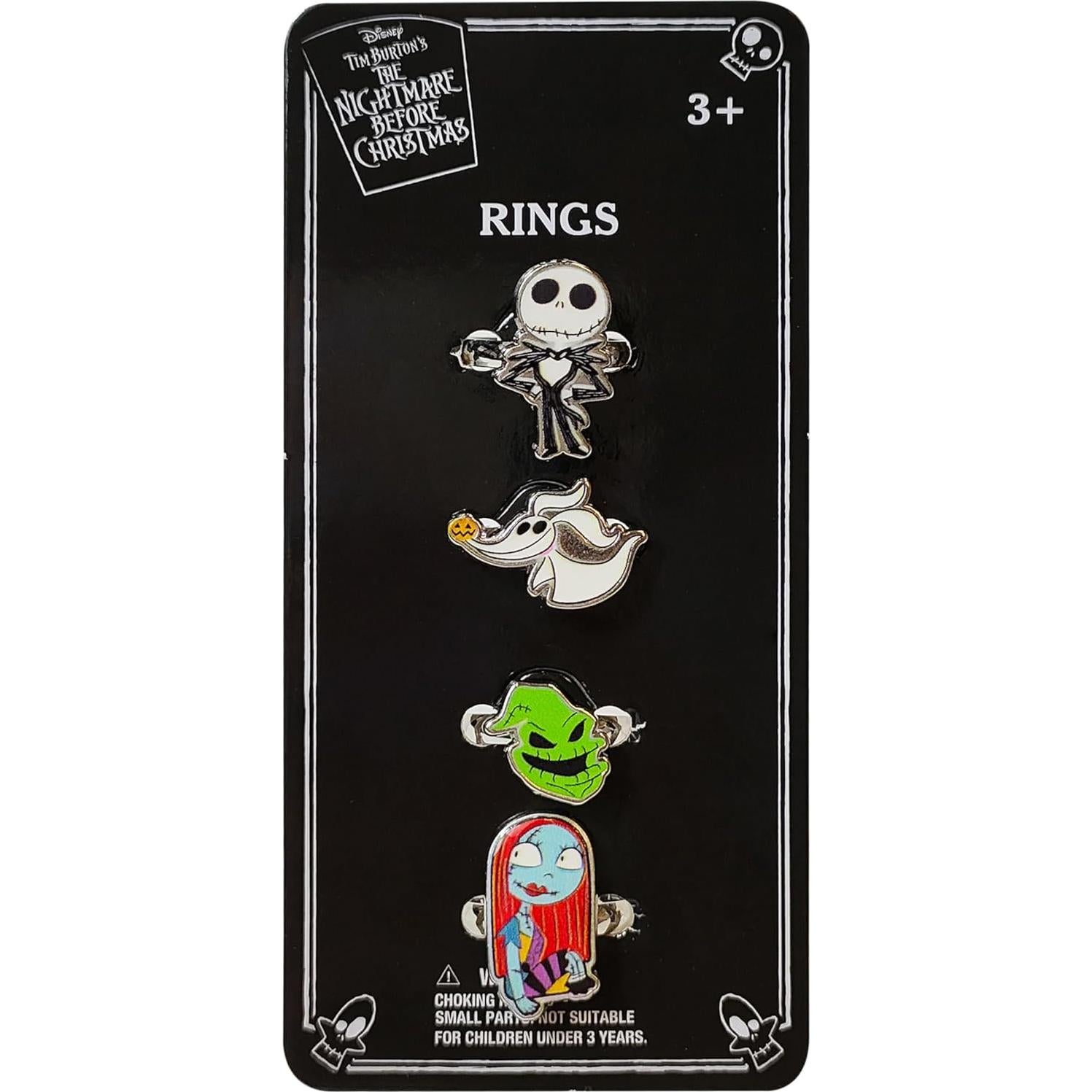 Conjunto de 4 Anillos Ajustables LUV HER para Niñas