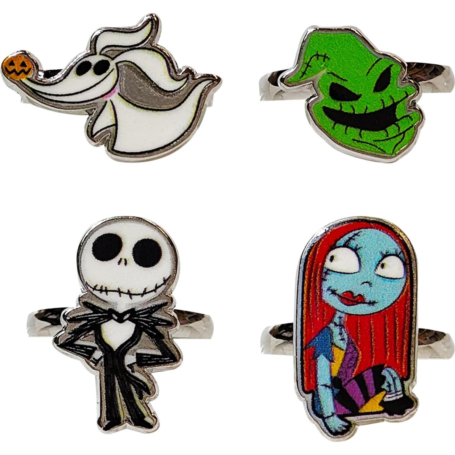 Conjunto de 4 Anillos Ajustables LUV HER para Niñas