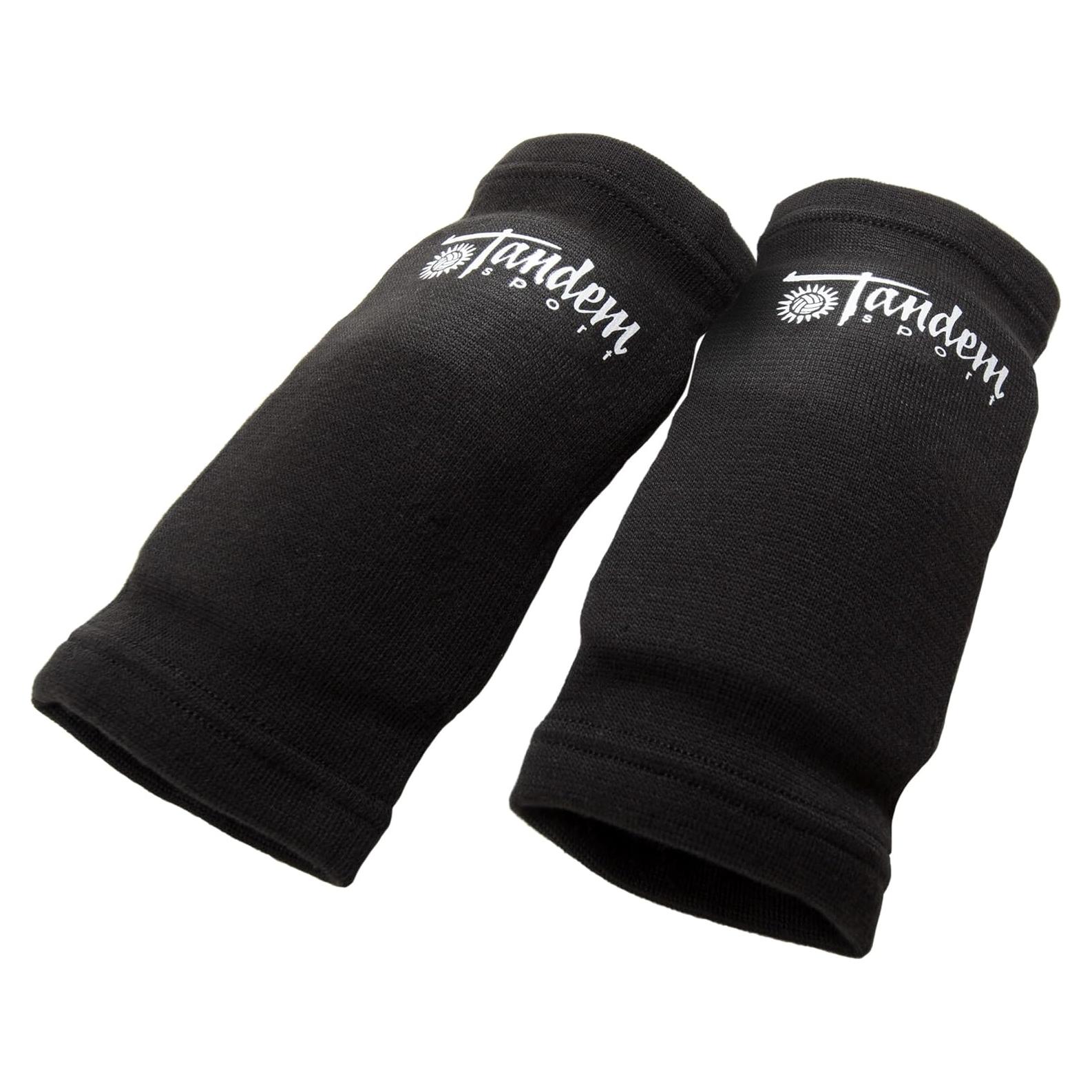 Rodilleras de Voleibol Tandem Sport - Protección Negra Unisex