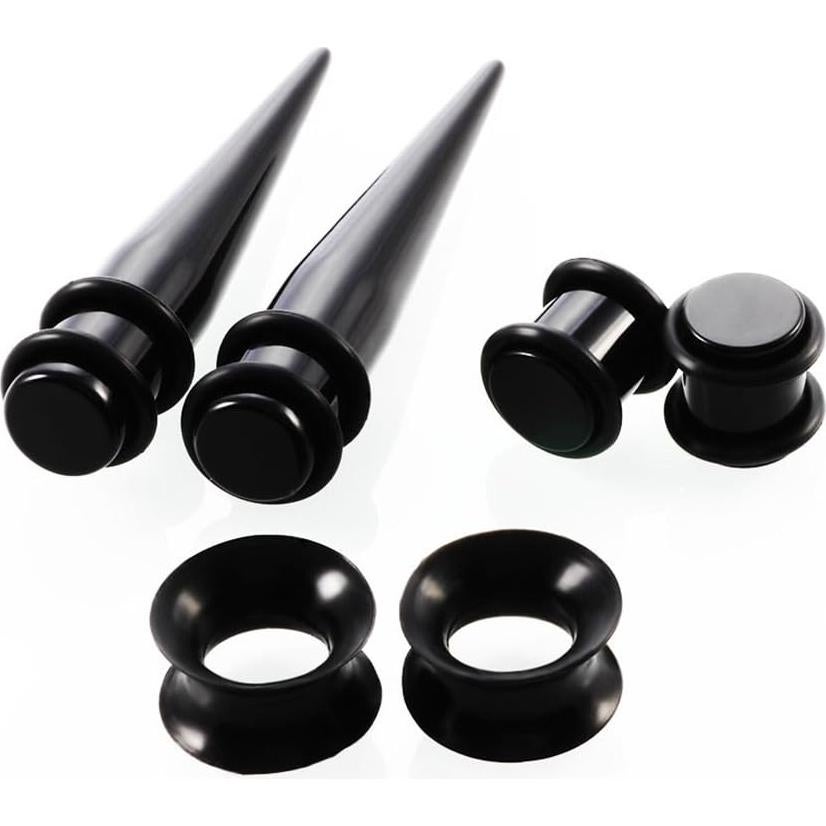 Kit de Estiramiento de Orejas JieyueJewelry 50 Piezas 14G-00G