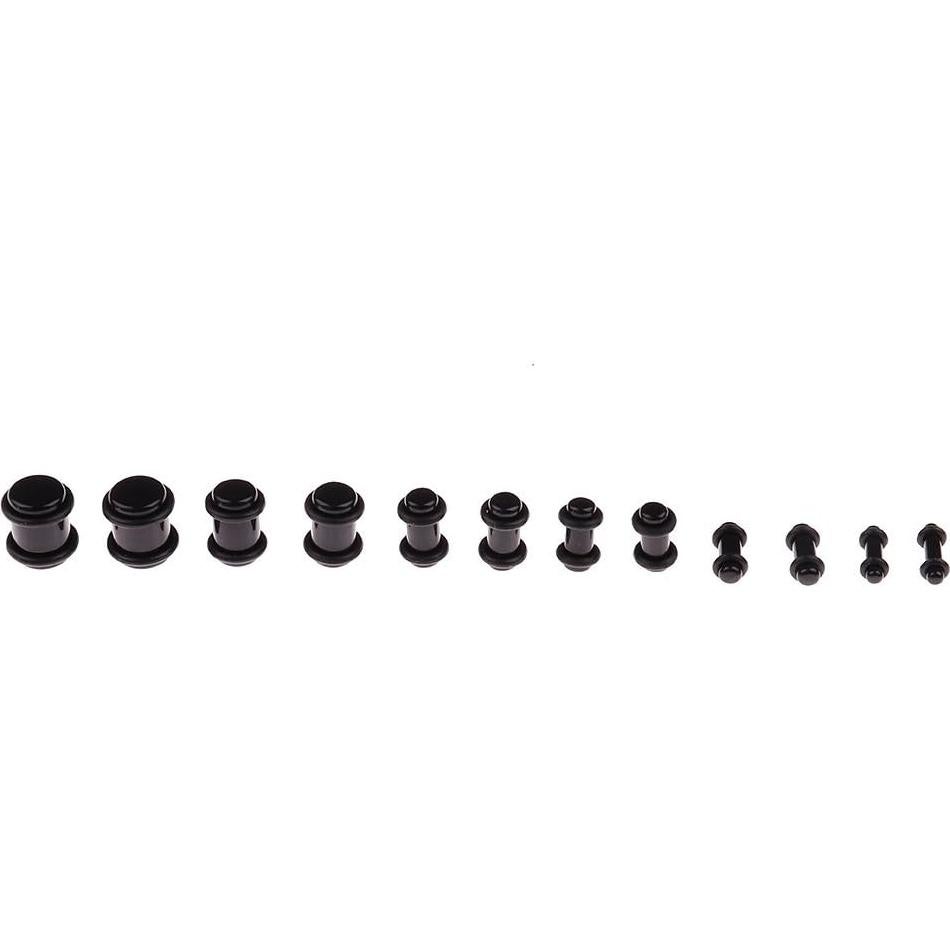 Kit de Estiramiento de Orejas JieyueJewelry 50 Piezas 14G-00G