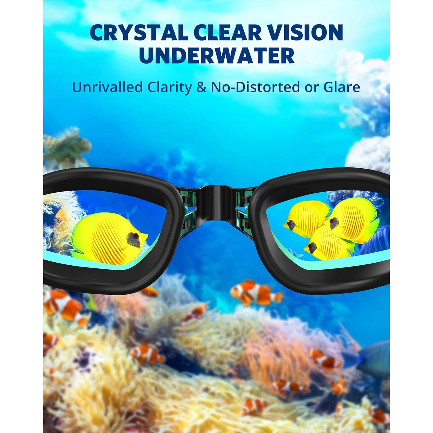 Gafas de natación Aegend Aqua, sin fugas, para adultos