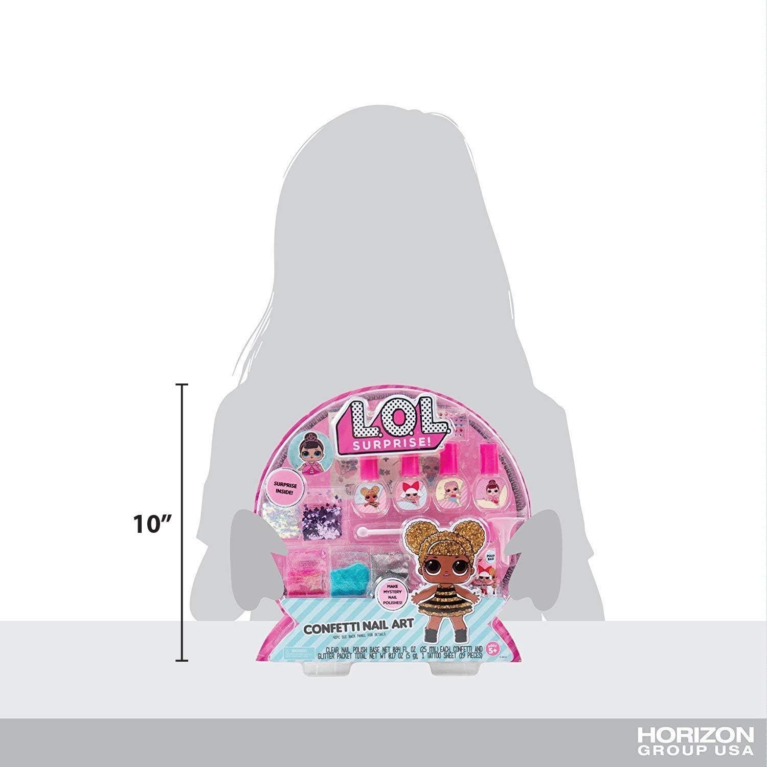 Kit de Arte de Uñas L.O.L. Surprise - Crea 4 Esmaltes DIY