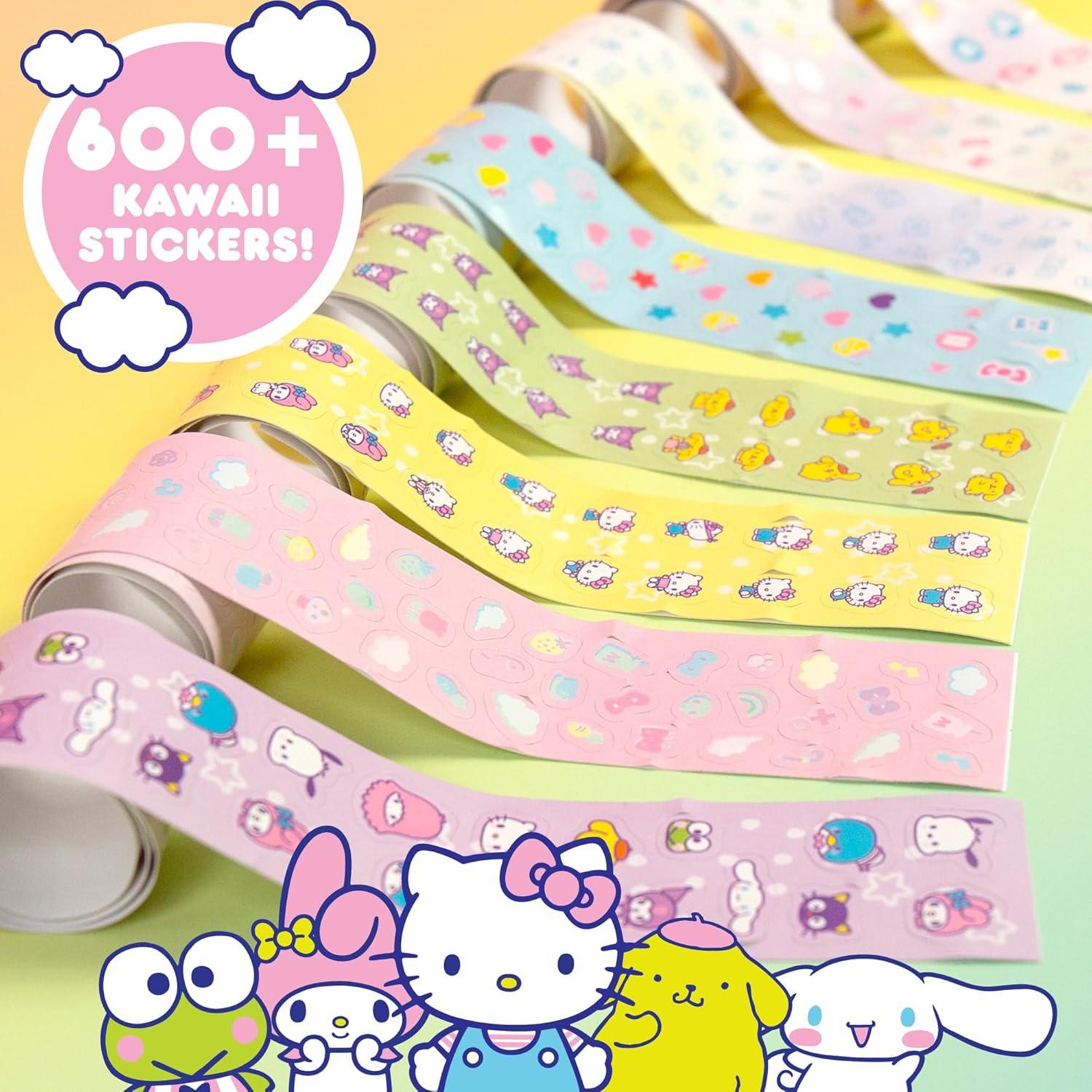 Kit de Arte de Uñas Hello Kitty - 4 Esmaltes y Accesorios