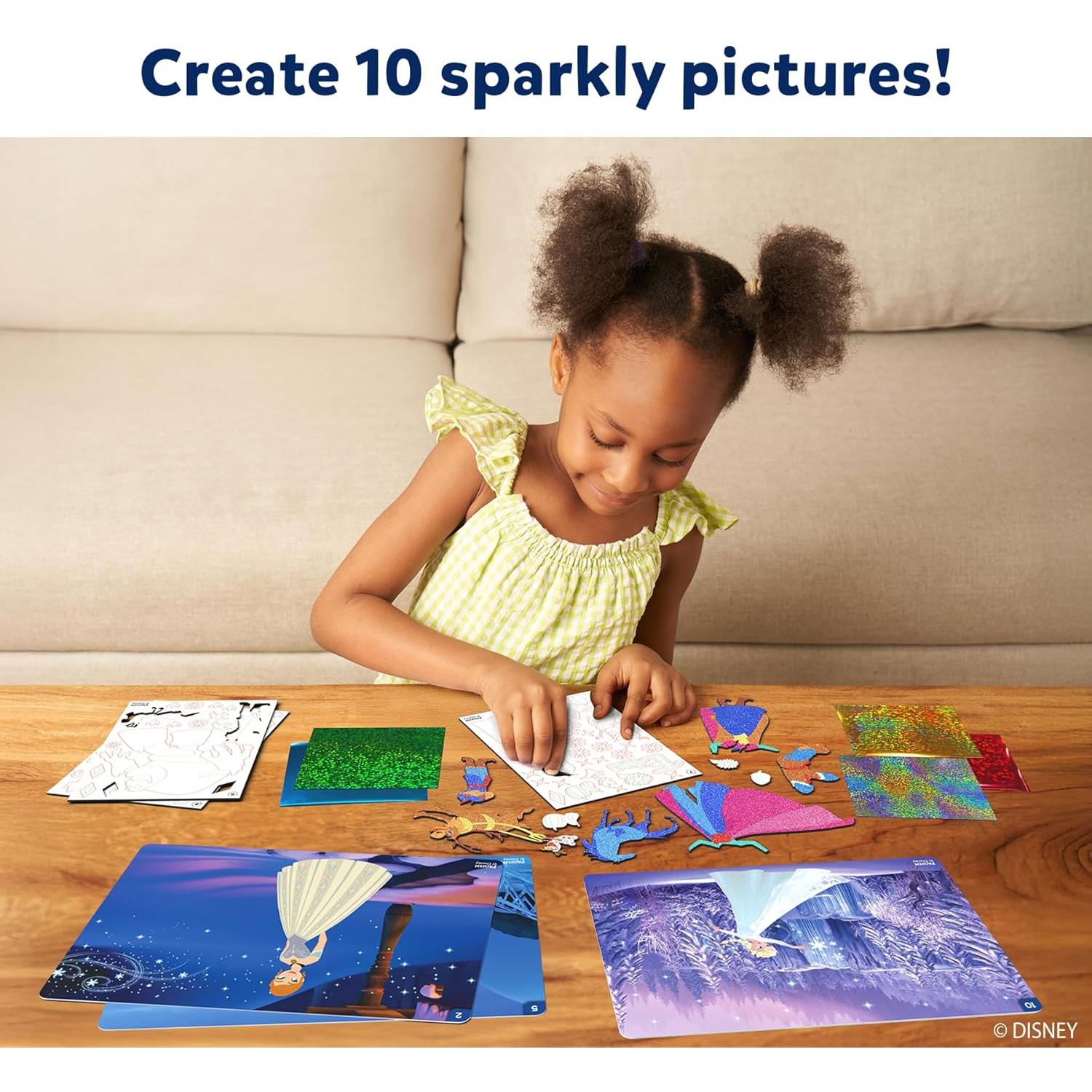 Skillmatics Kit de Manualidades Foil Unicornios y Frozen